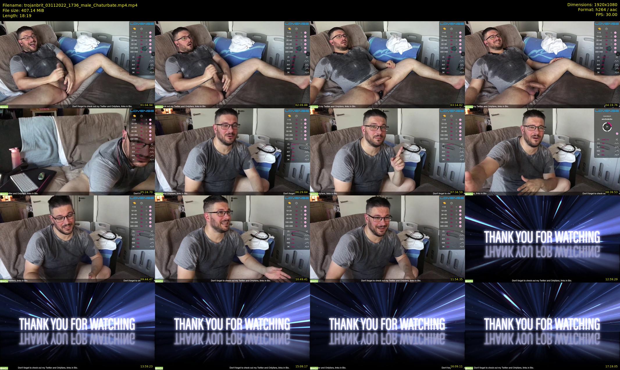 trojanbrit — 19 minute Chaturbate male cam show recording, 1080p, Nov 3, 2022
