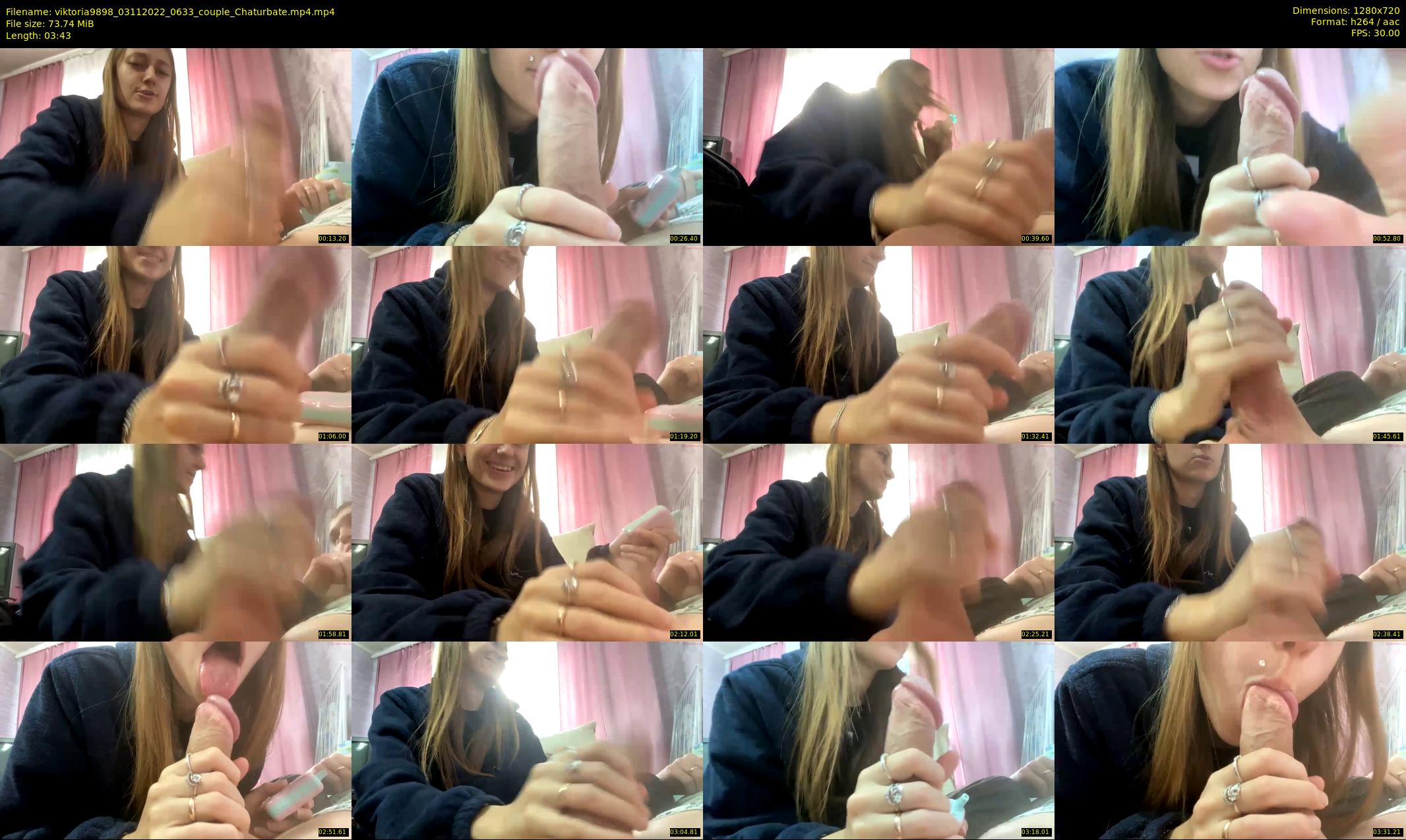 viktoria9898 — 4 minute Chaturbate couple cam show recording, 720p, Nov 3, 2022
