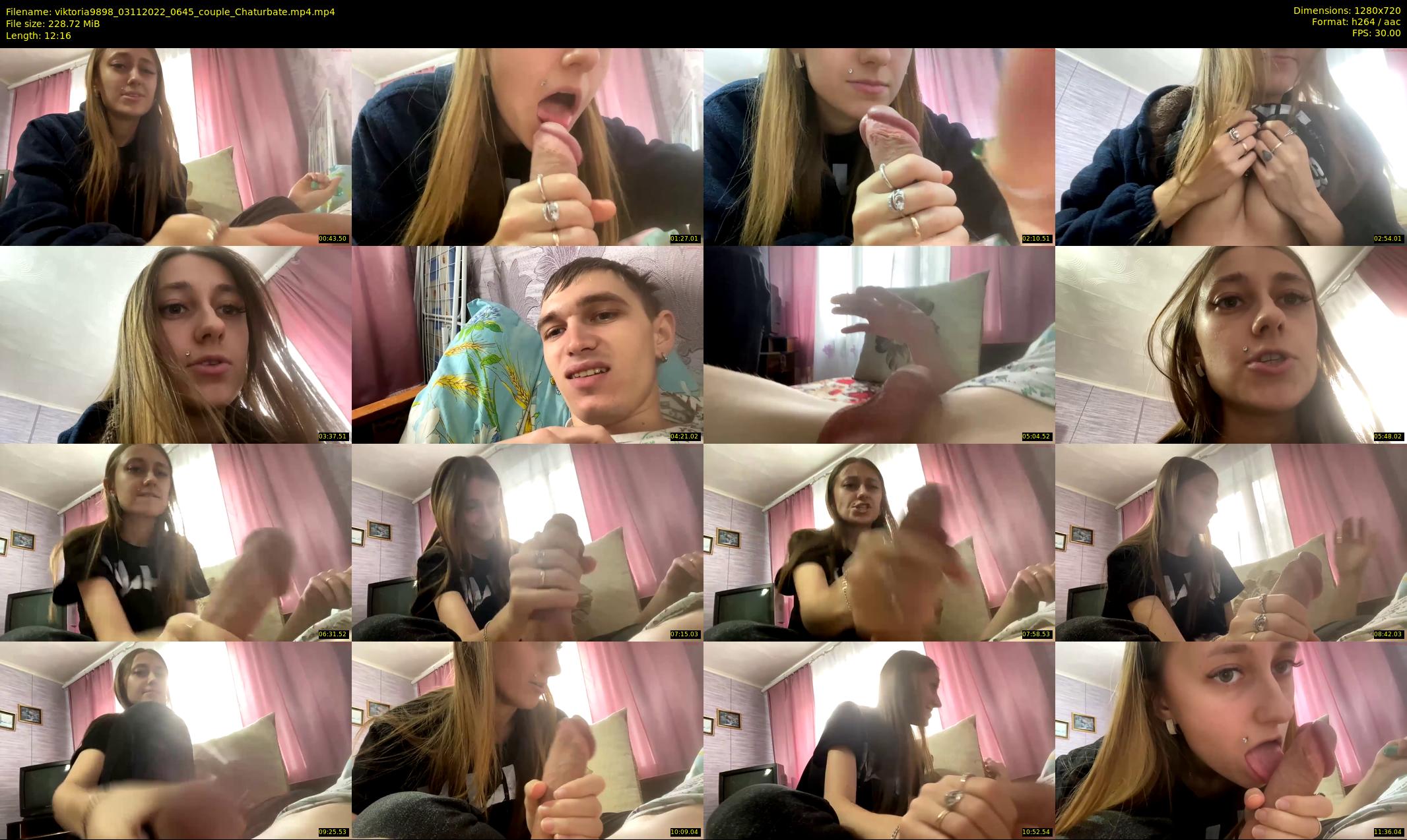 viktoria9898 — 13 minute Chaturbate couple cam show recording, 720p, Nov 3, 2022