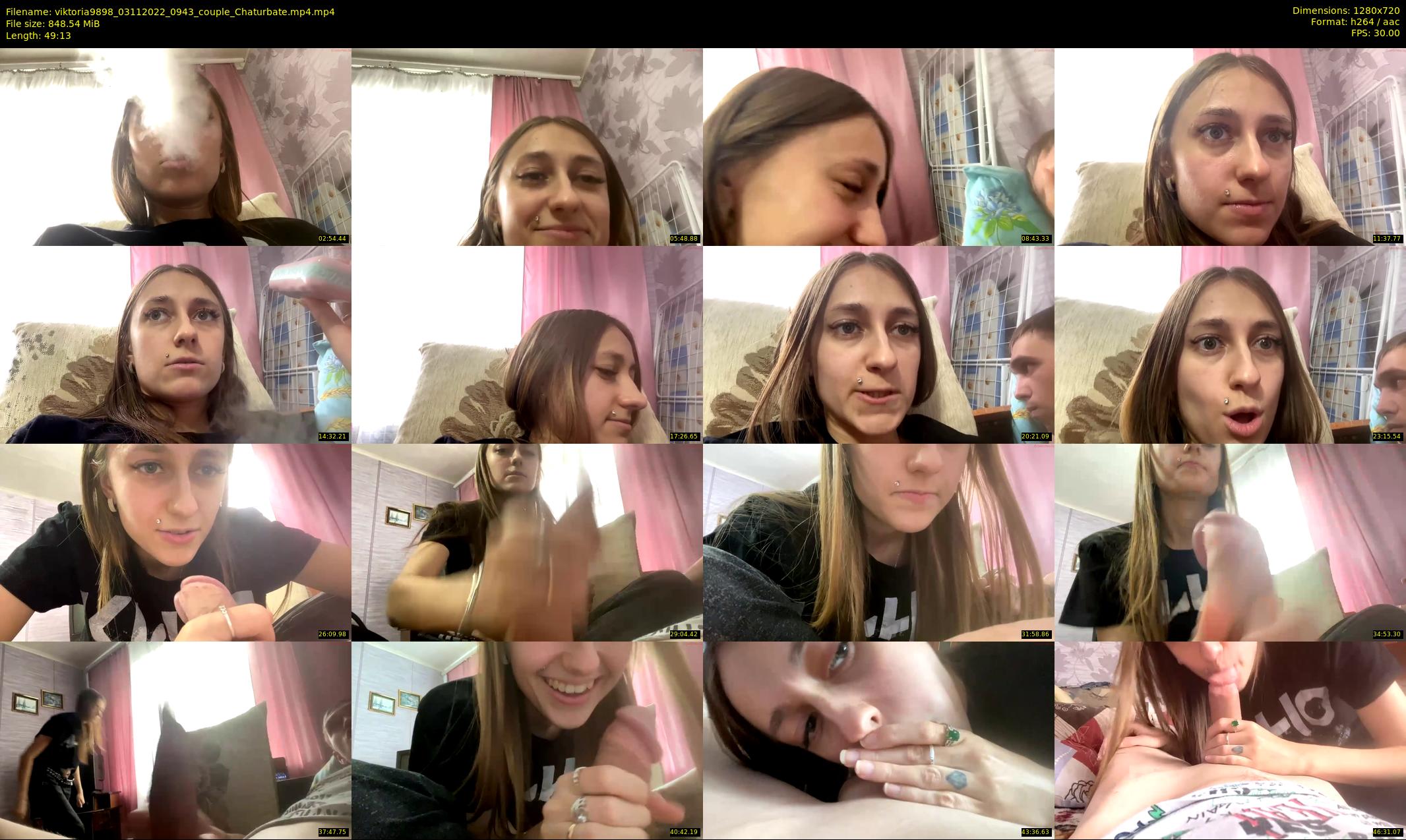viktoria9898 — 50 minute Chaturbate couple cam show recording, 720p, Nov 3, 2022