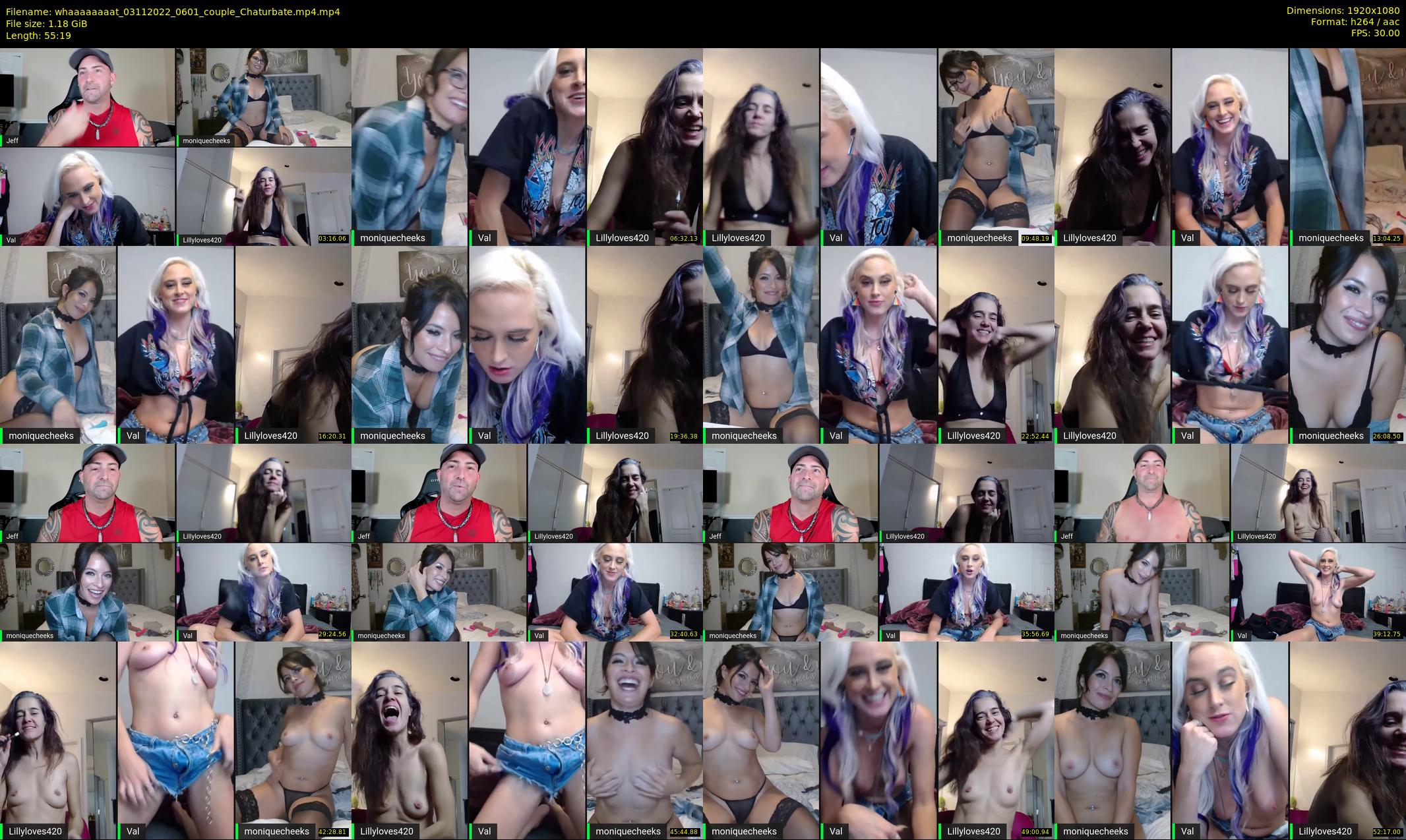 whaaaaaaaat — 56 minute Chaturbate couple cam show recording, 1080p, Nov 3, 2022