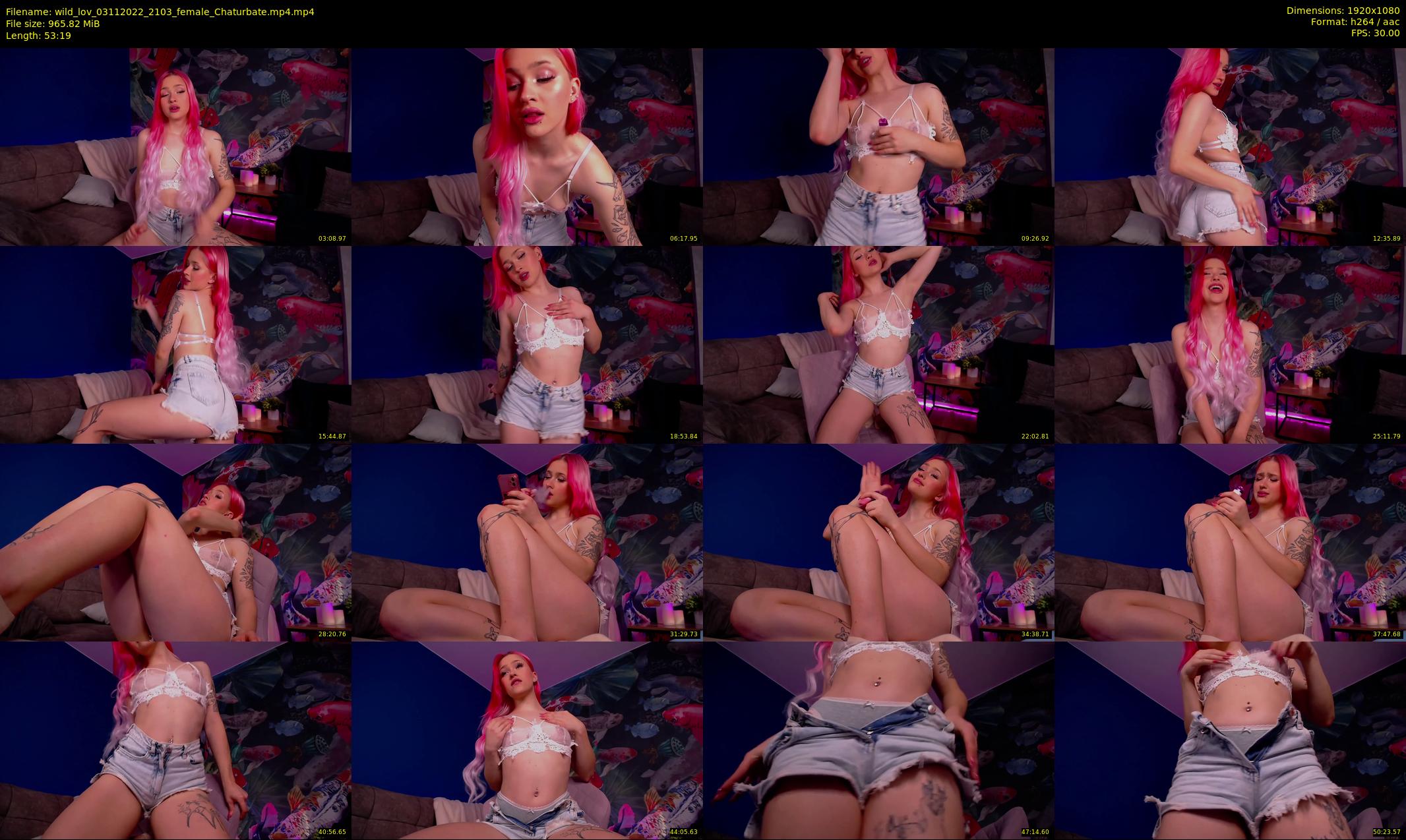 wild_lov — 54 minute Chaturbate female cam show recording, 1080p, Nov 3, 2022
