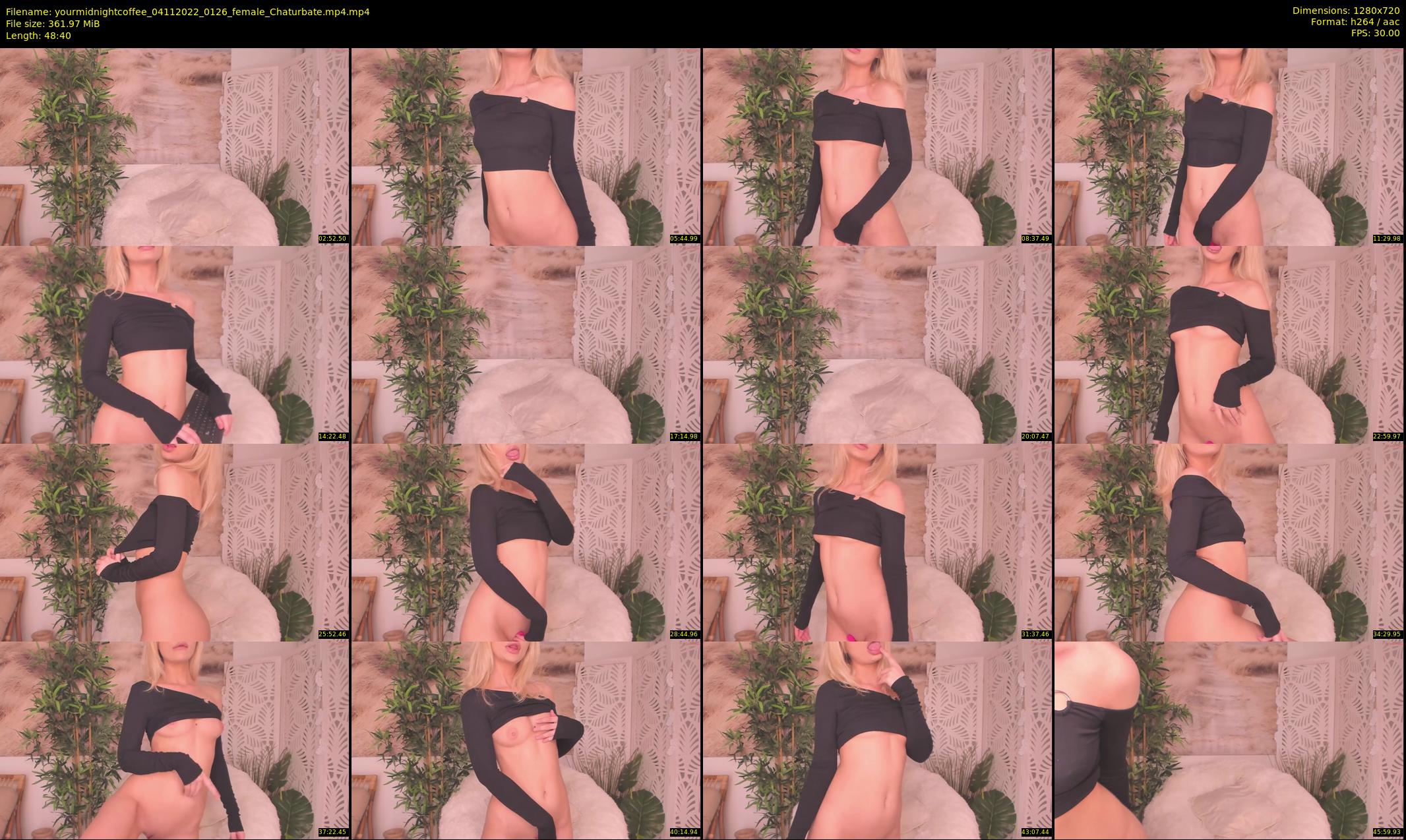 yourmidnightcoffee — 49 minute Chaturbate female cam show recording, 720p, Nov 4, 2022