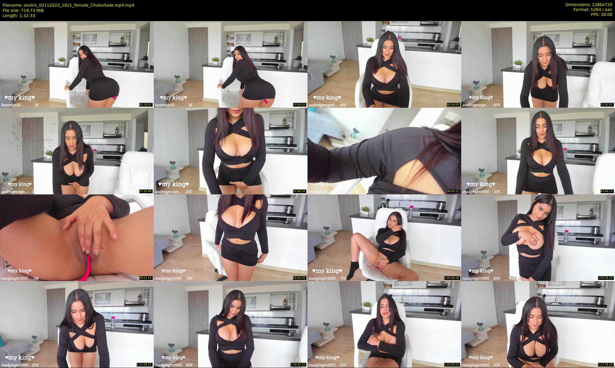 zoeliiv — 93 minute Chaturbate female cam show recording, 720p, Nov 3, 2022