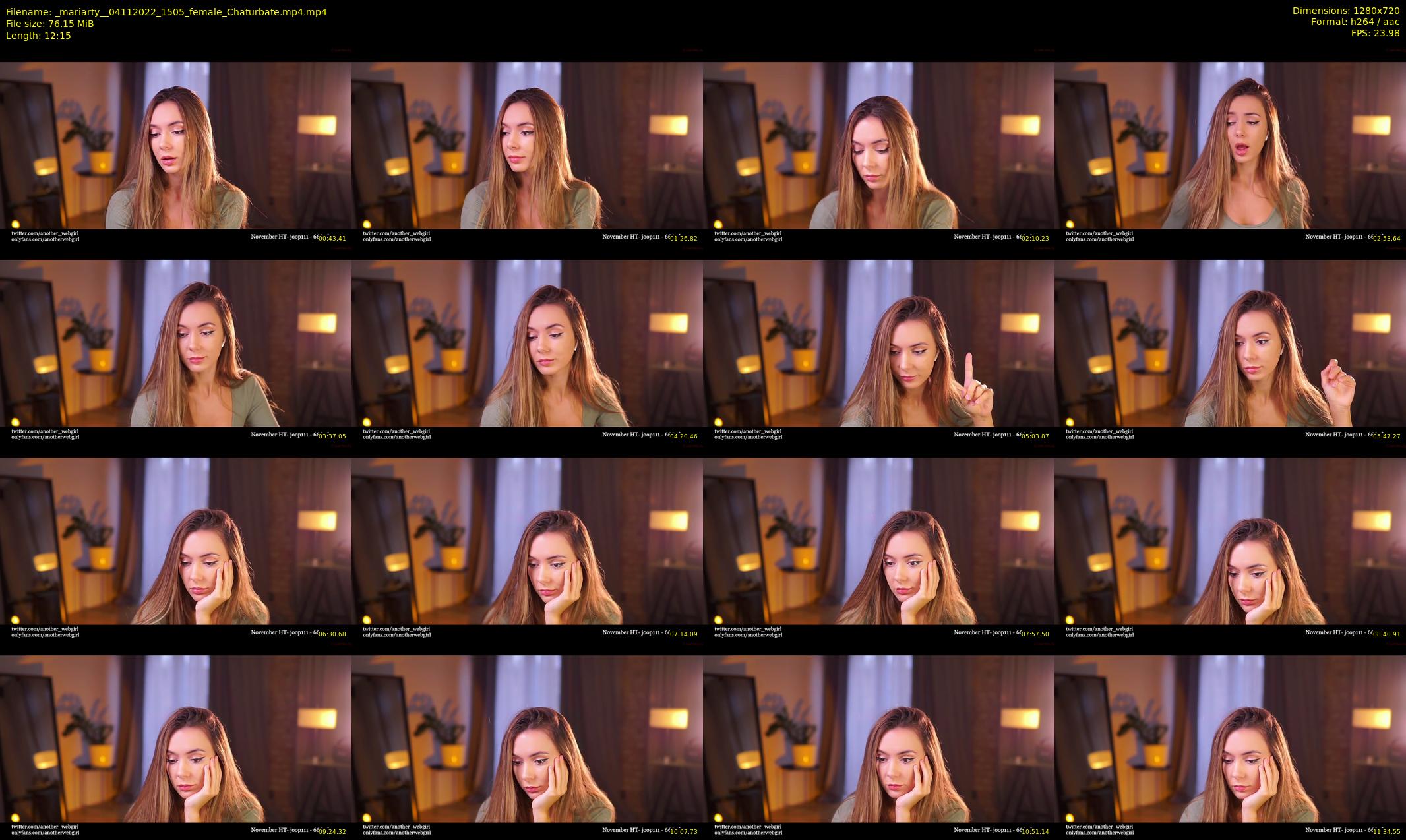 _mariarty_ — 13 minute Chaturbate female cam show recording, 720p, Nov 4, 2022