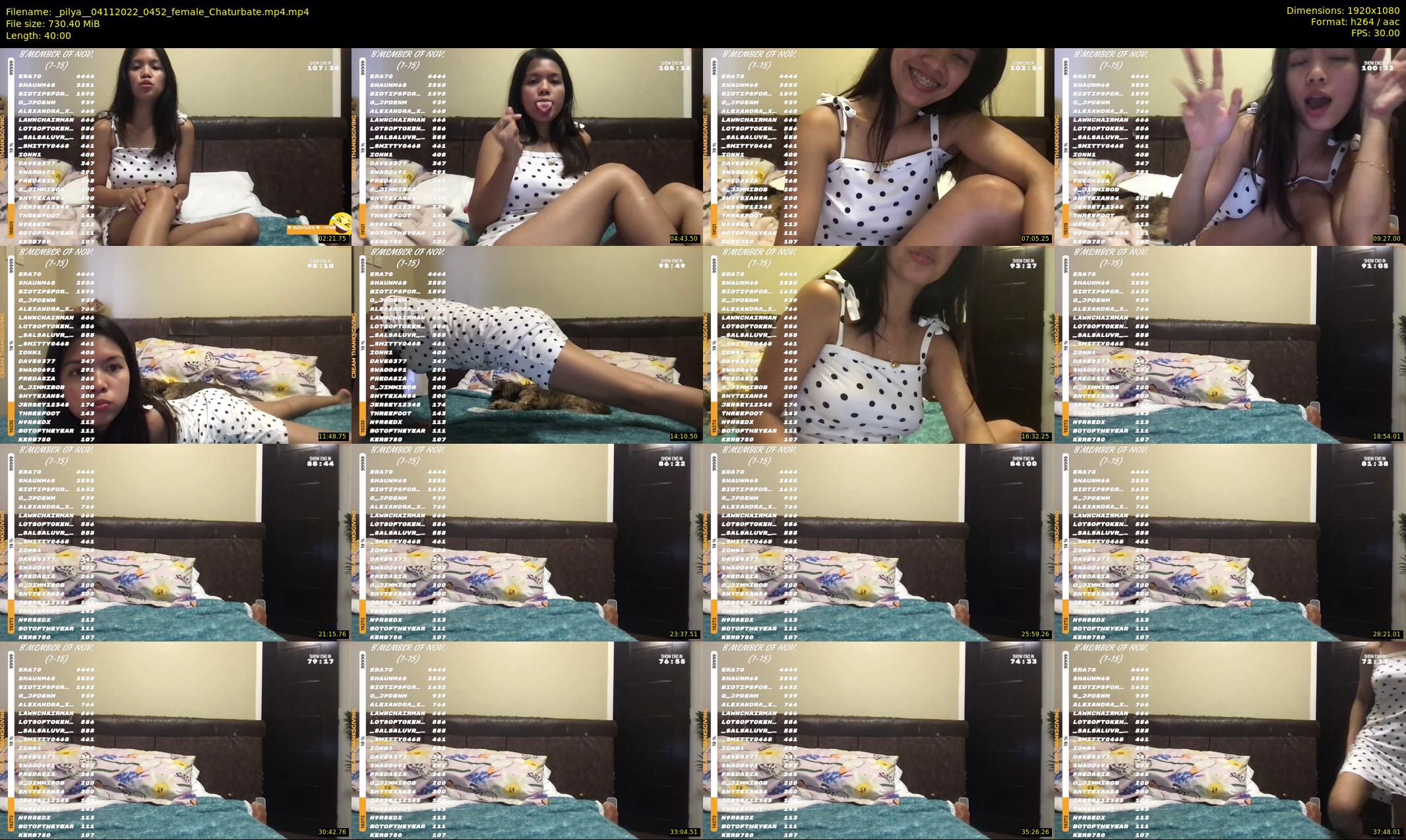 _pilya_ — 40 minute Chaturbate female cam show recording, 1080p, Nov 4, 2022