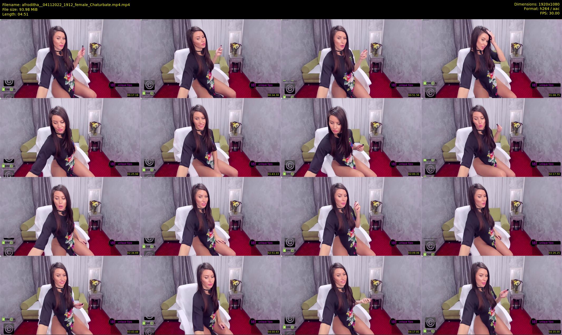 afroditha_ — 5 minute Chaturbate female cam show recording, 1080p, Nov 4, 2022