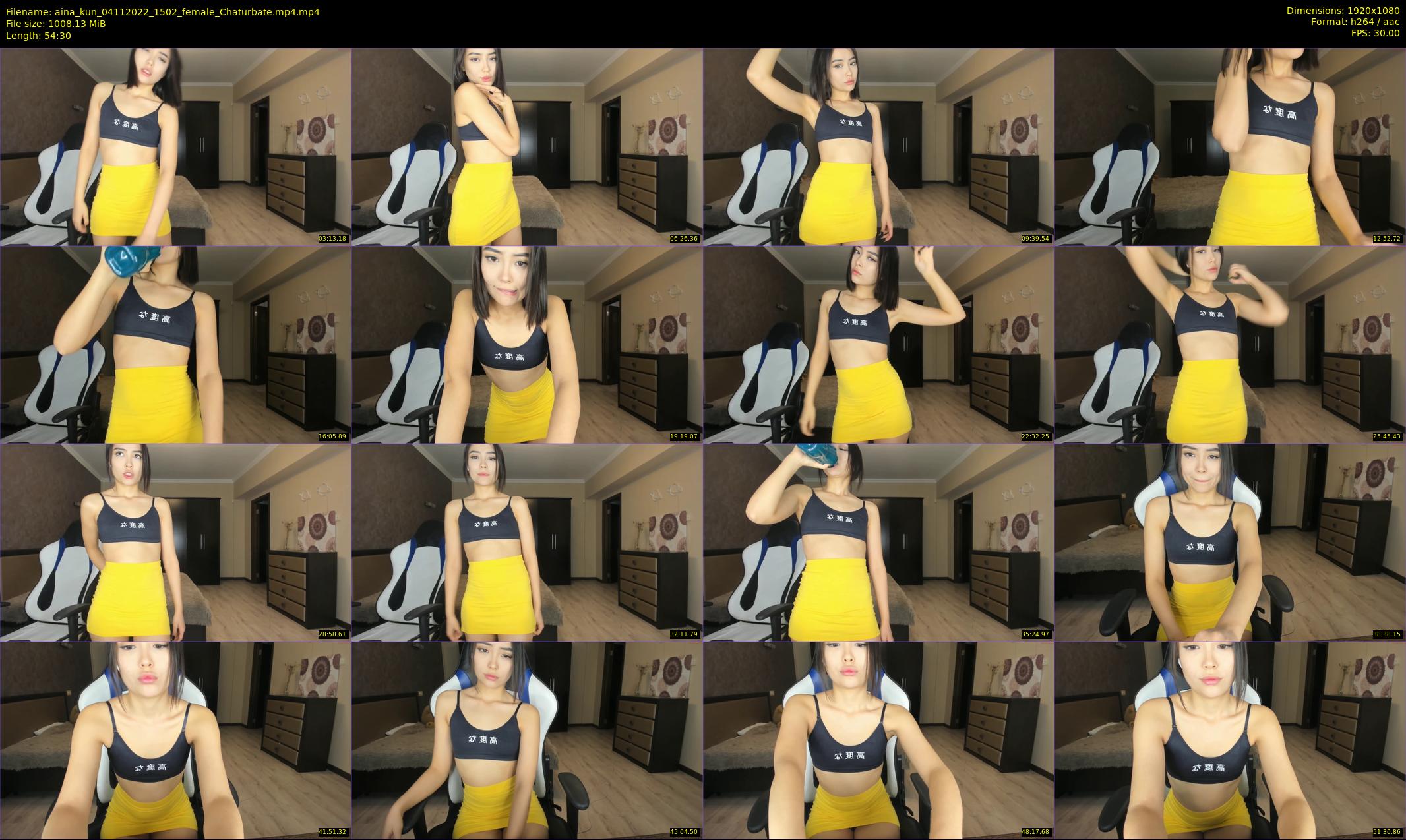 aina_kun — 55 minute Chaturbate female cam show recording, 1080p, Nov 4, 2022