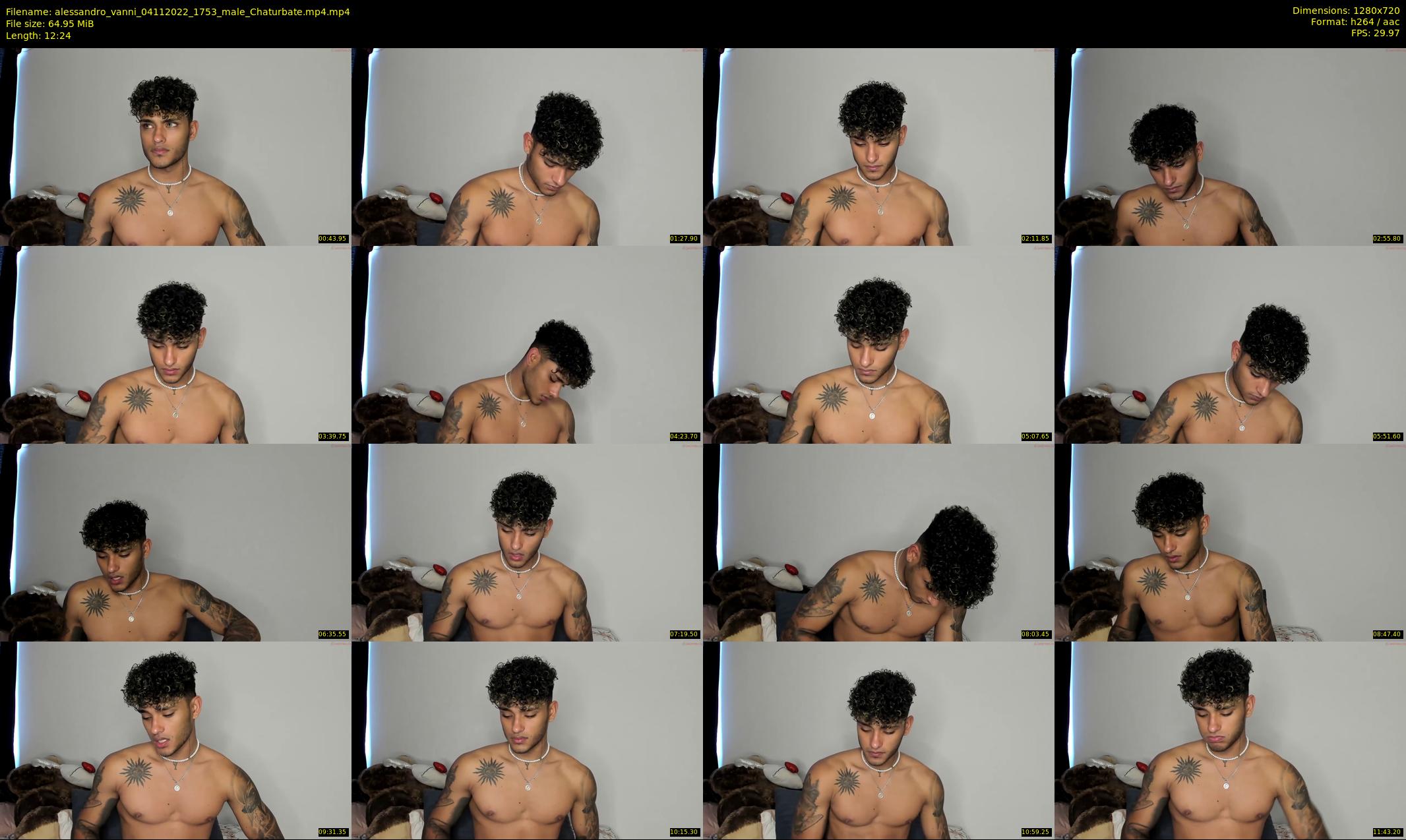 alessandro_vanni — 13 minute Chaturbate male cam show recording, 720p, Nov 4, 2022