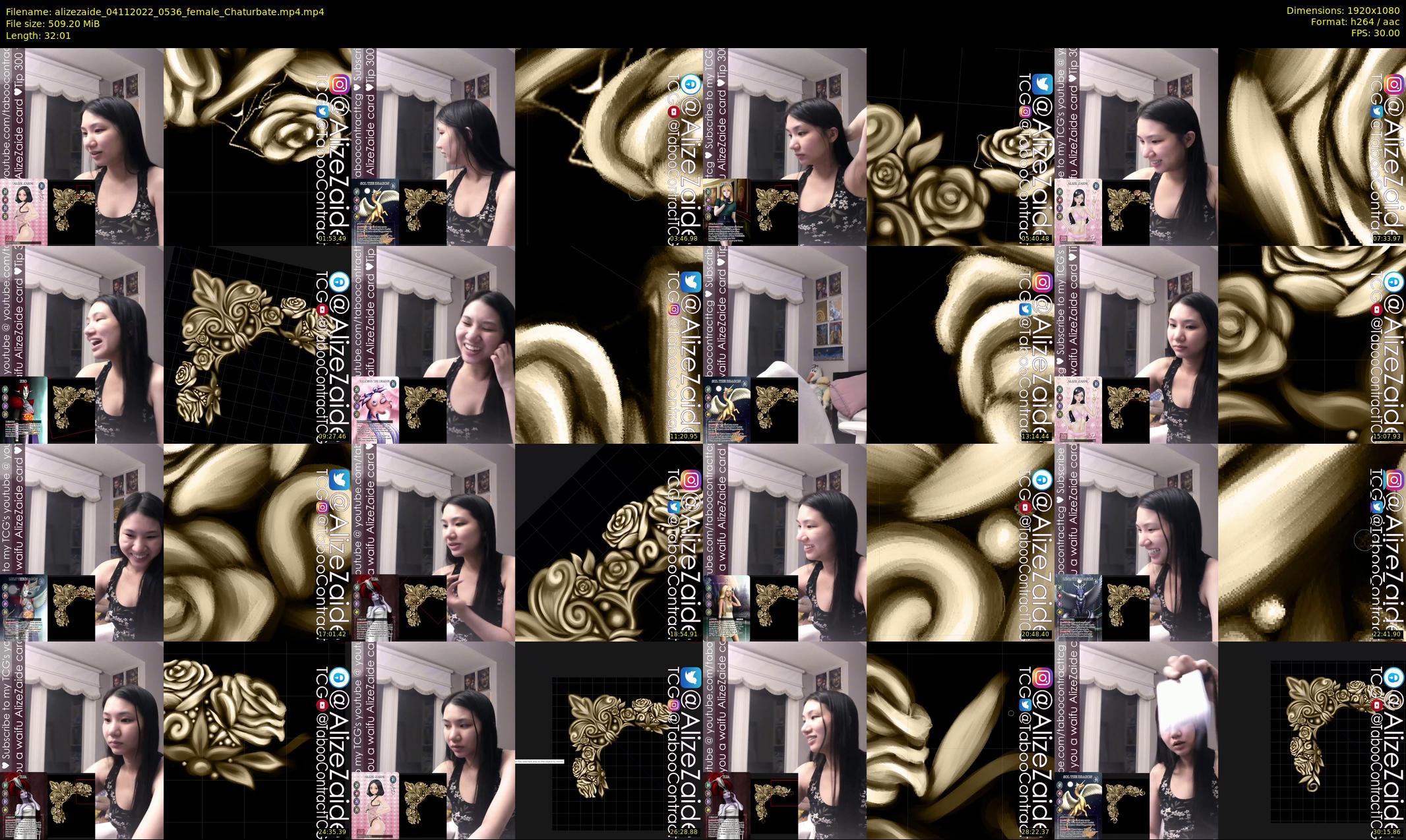 alizezaide — 33 minute Chaturbate female cam show recording, 1080p, Nov 4, 2022
