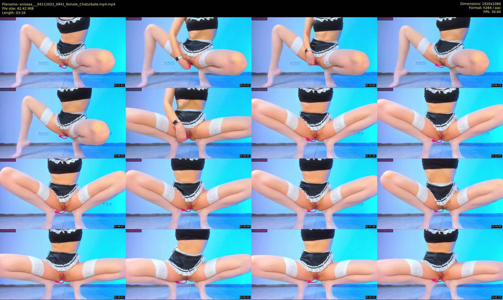 anissaa__ — 4 minute Chaturbate female cam show recording, 1080p, Nov 4, 2022