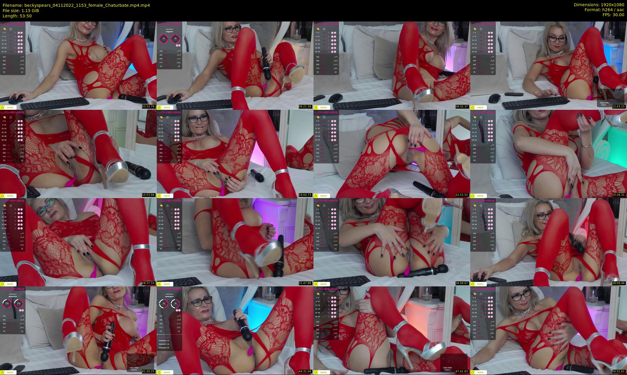 beckyspears — 54 minute Chaturbate female cam show recording, 1080p, Nov 4, 2022