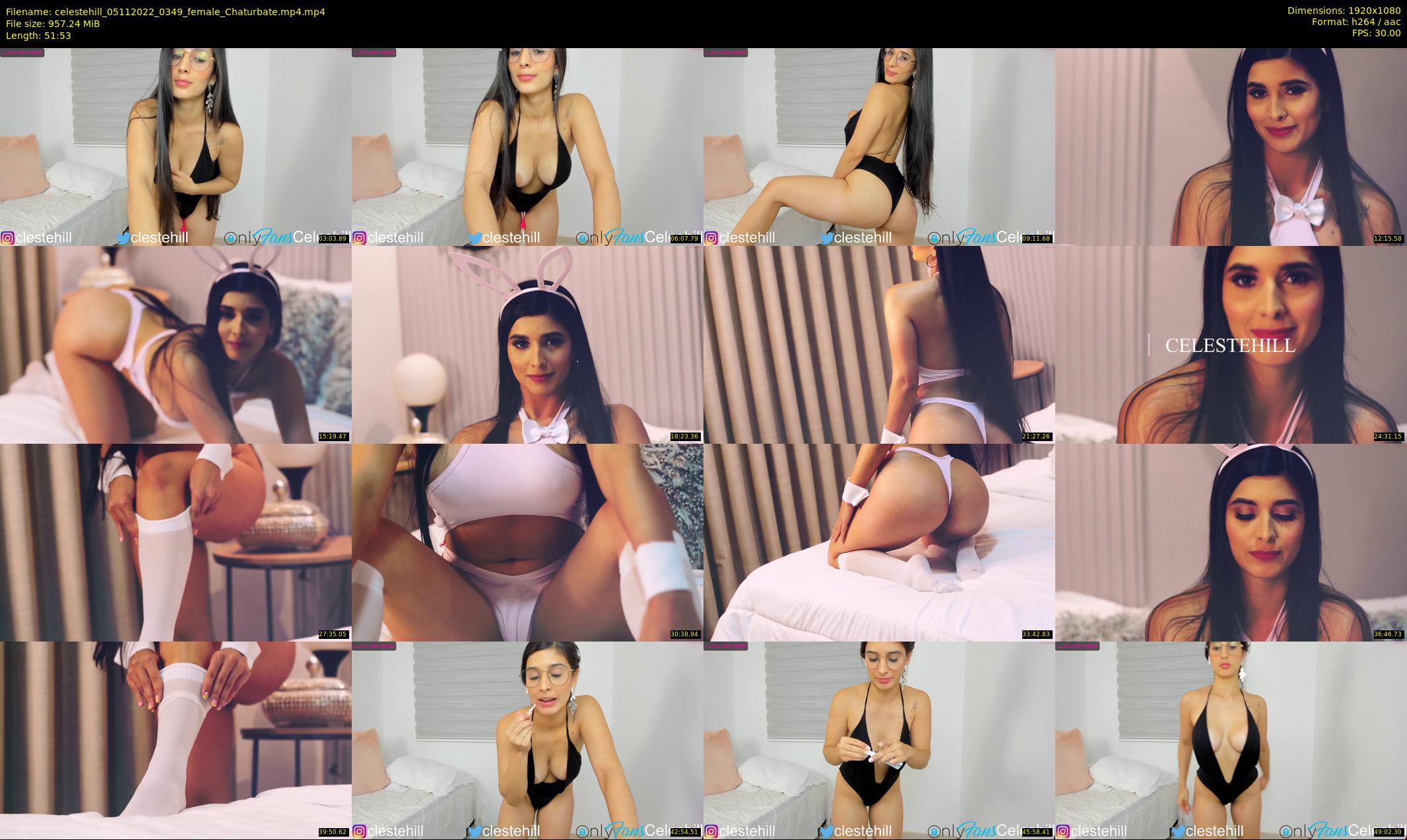 celestehill — 52 minute Chaturbate female cam show recording, 1080p, Nov 5, 2022