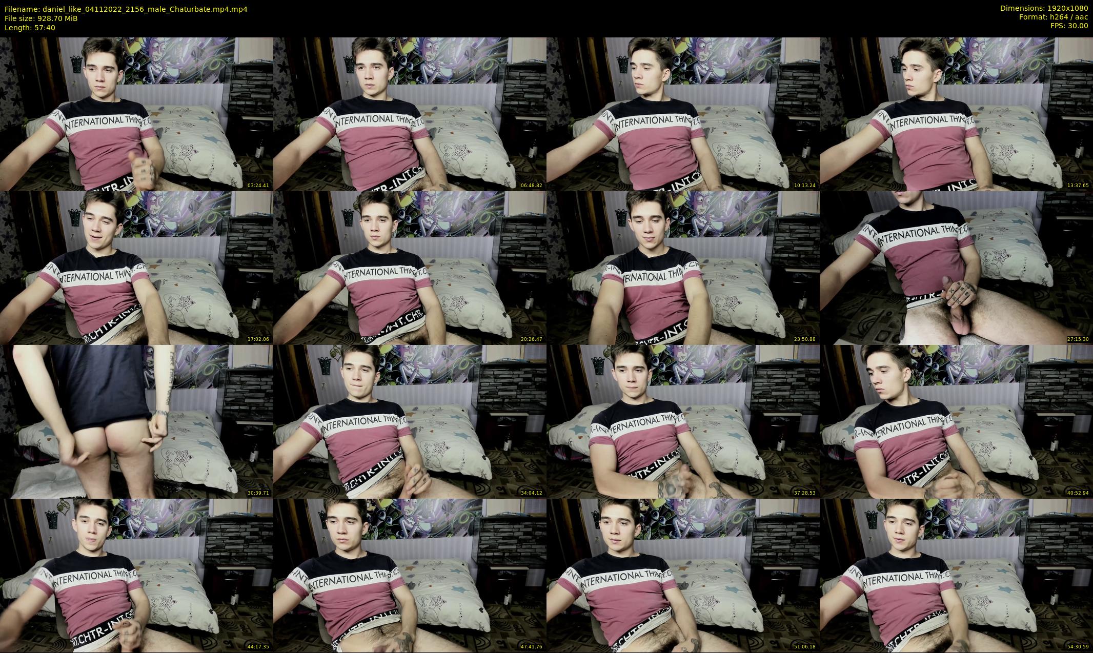daniel_like — 58 minute Chaturbate male cam show recording, 1080p, Nov 4, 2022
