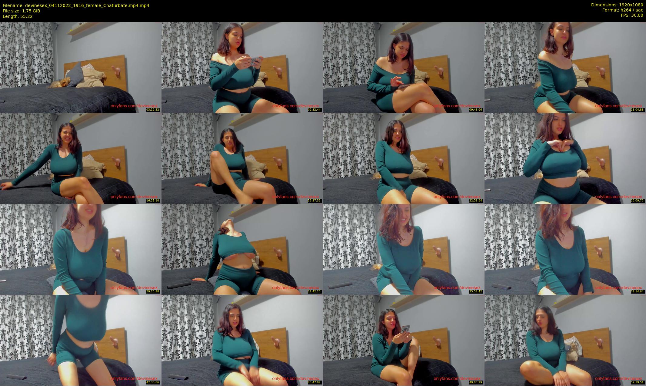 devinesex — 56 minute Chaturbate female cam show recording, 1080p, Nov 4, 2022