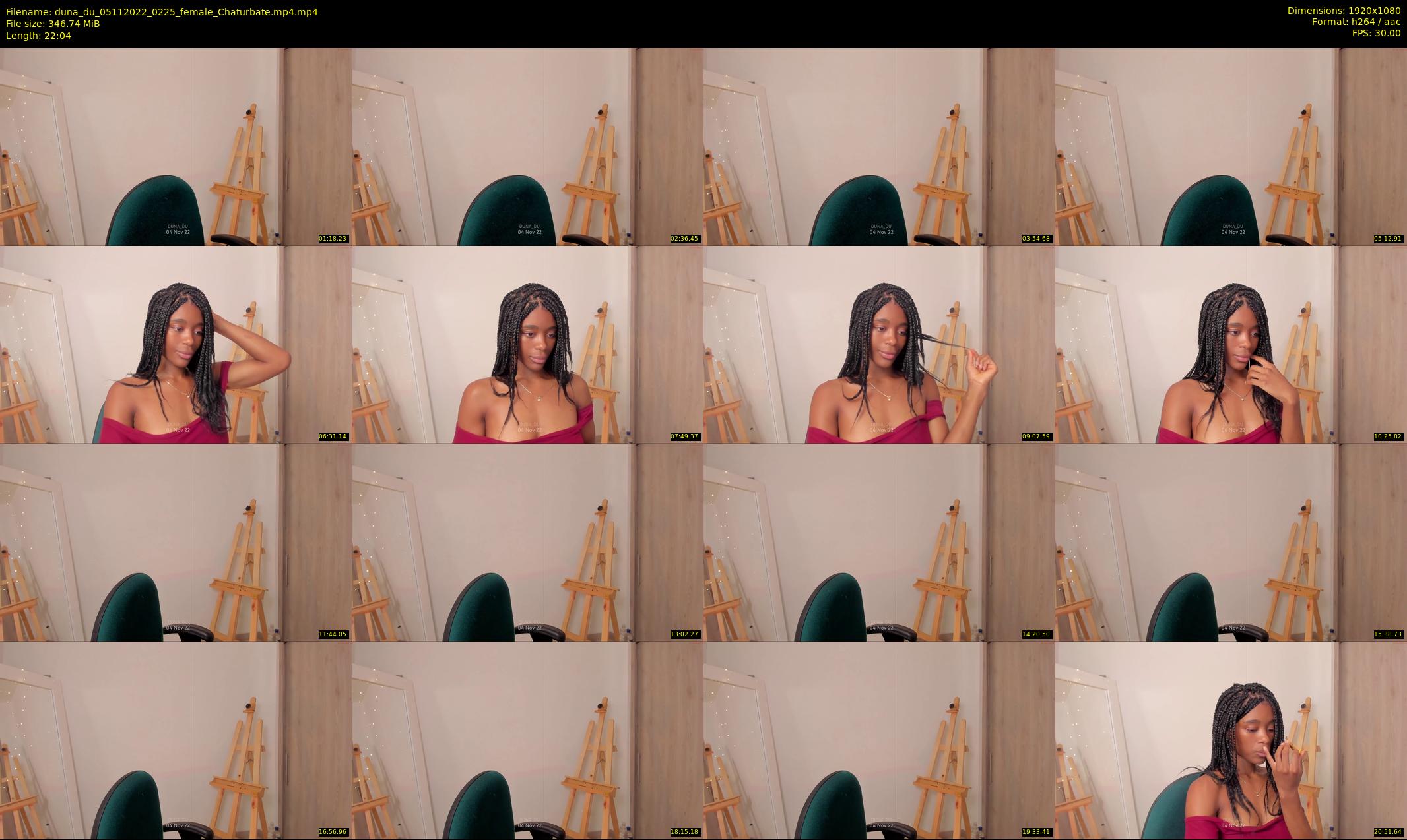 duna_du — 23 minute Chaturbate female cam show recording, 1080p, Nov 5, 2022