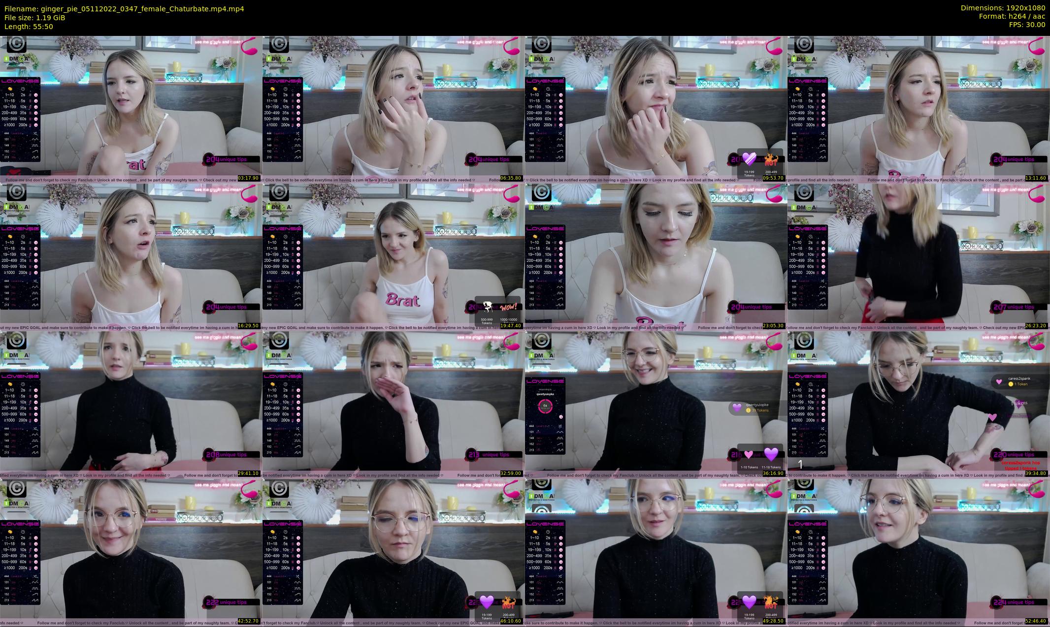 ginger_pie — 56 minute Chaturbate female cam show recording, 1080p, Nov 5, 2022