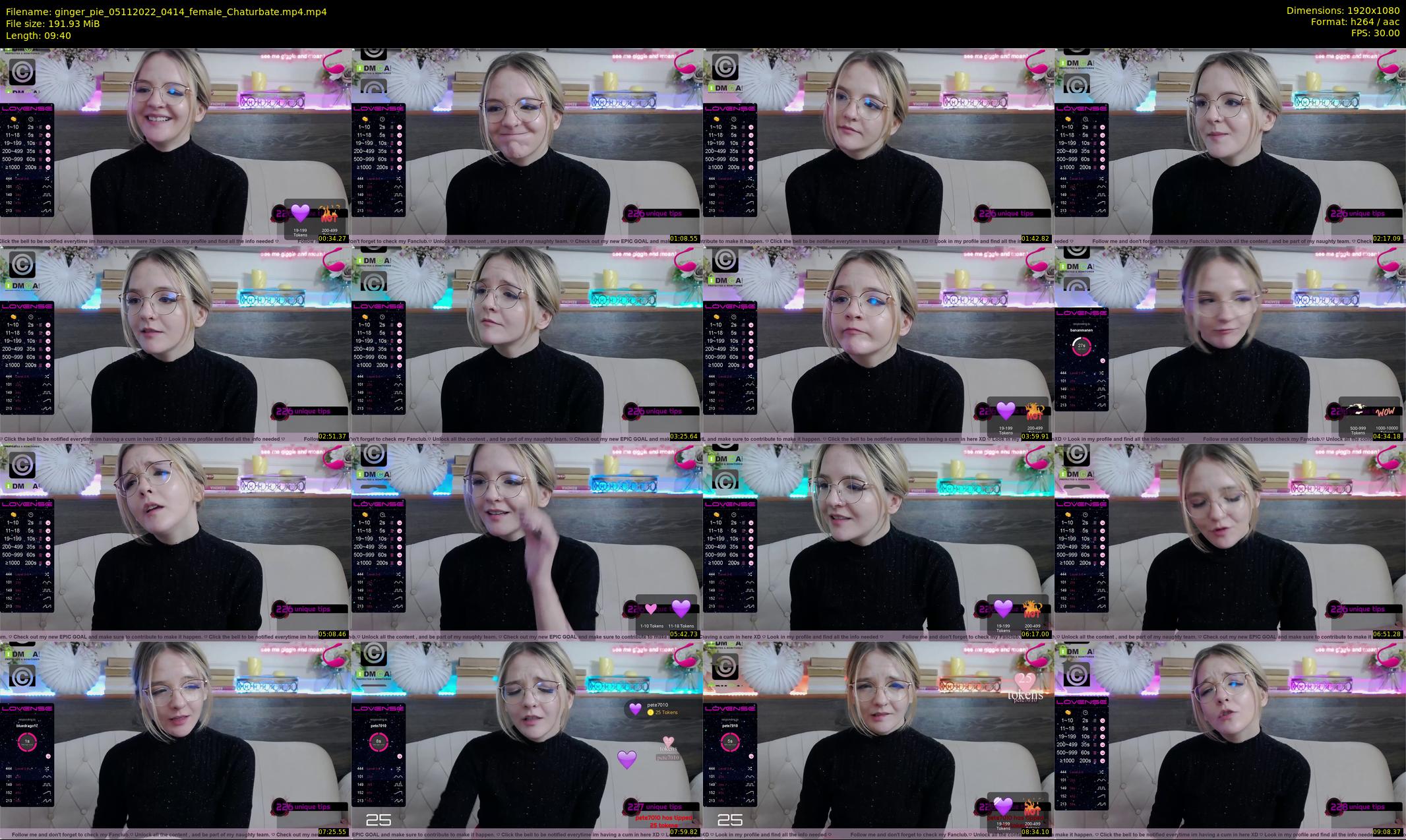 ginger_pie — 10 minute Chaturbate female cam show recording, 1080p, Nov 5, 2022