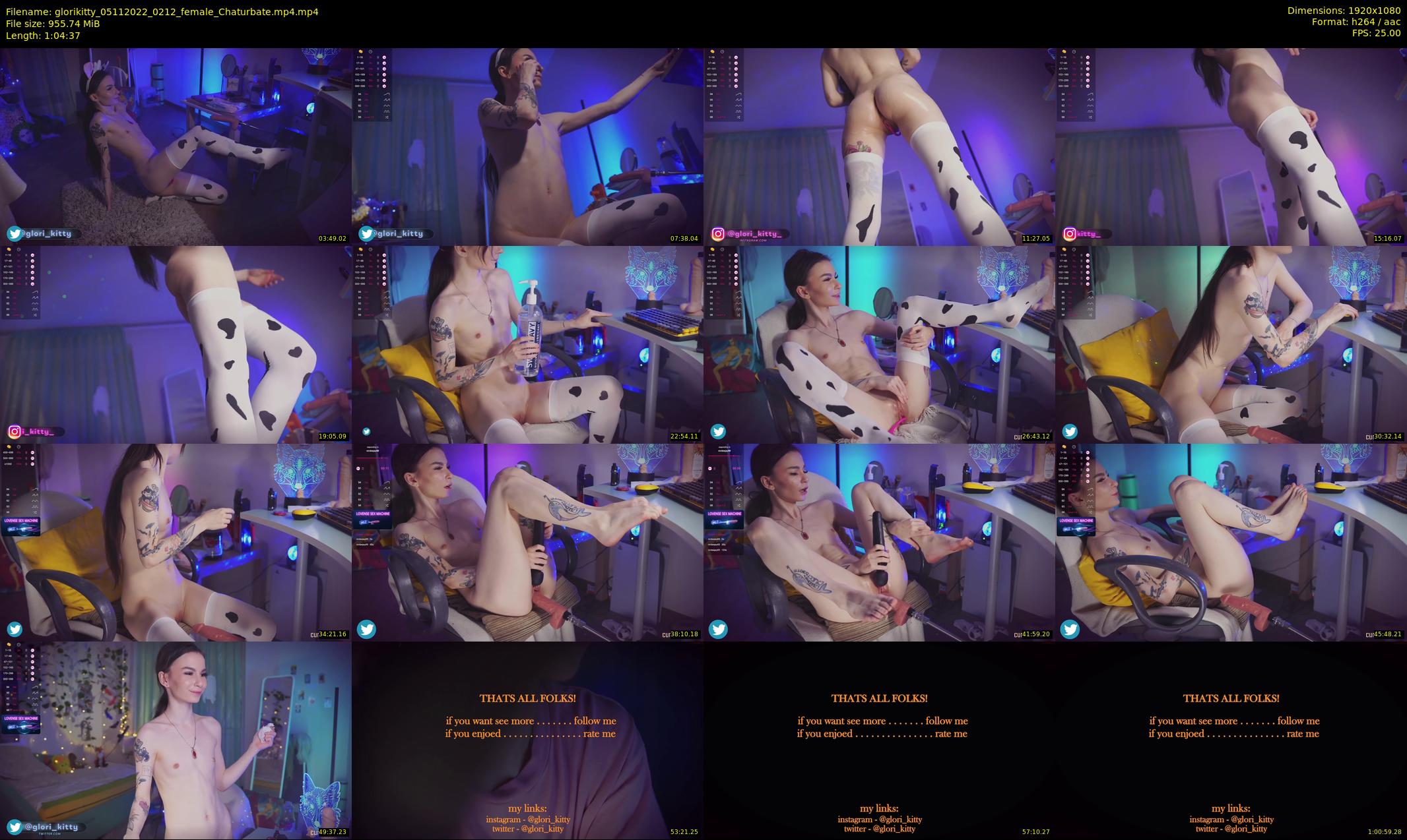 glorikitty — 65 minute Chaturbate female cam show recording, 1080p, Nov 5, 2022