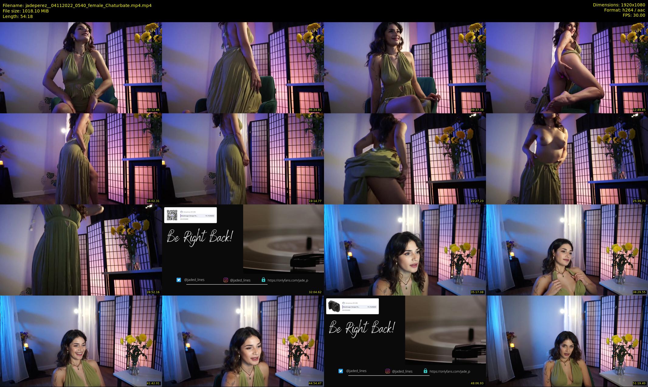 jadeperez_ — 55 minute Chaturbate female cam show recording, 1080p, Nov 4, 2022