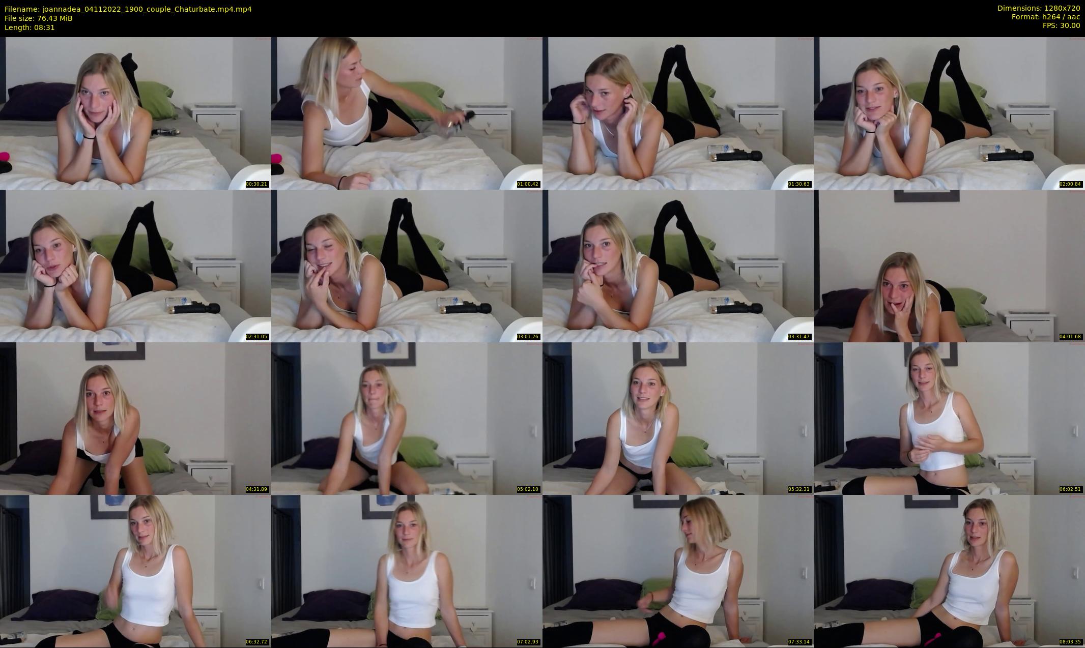joannadea — 9 minute Chaturbate female cam show recording, 720p, Nov 4, 2022