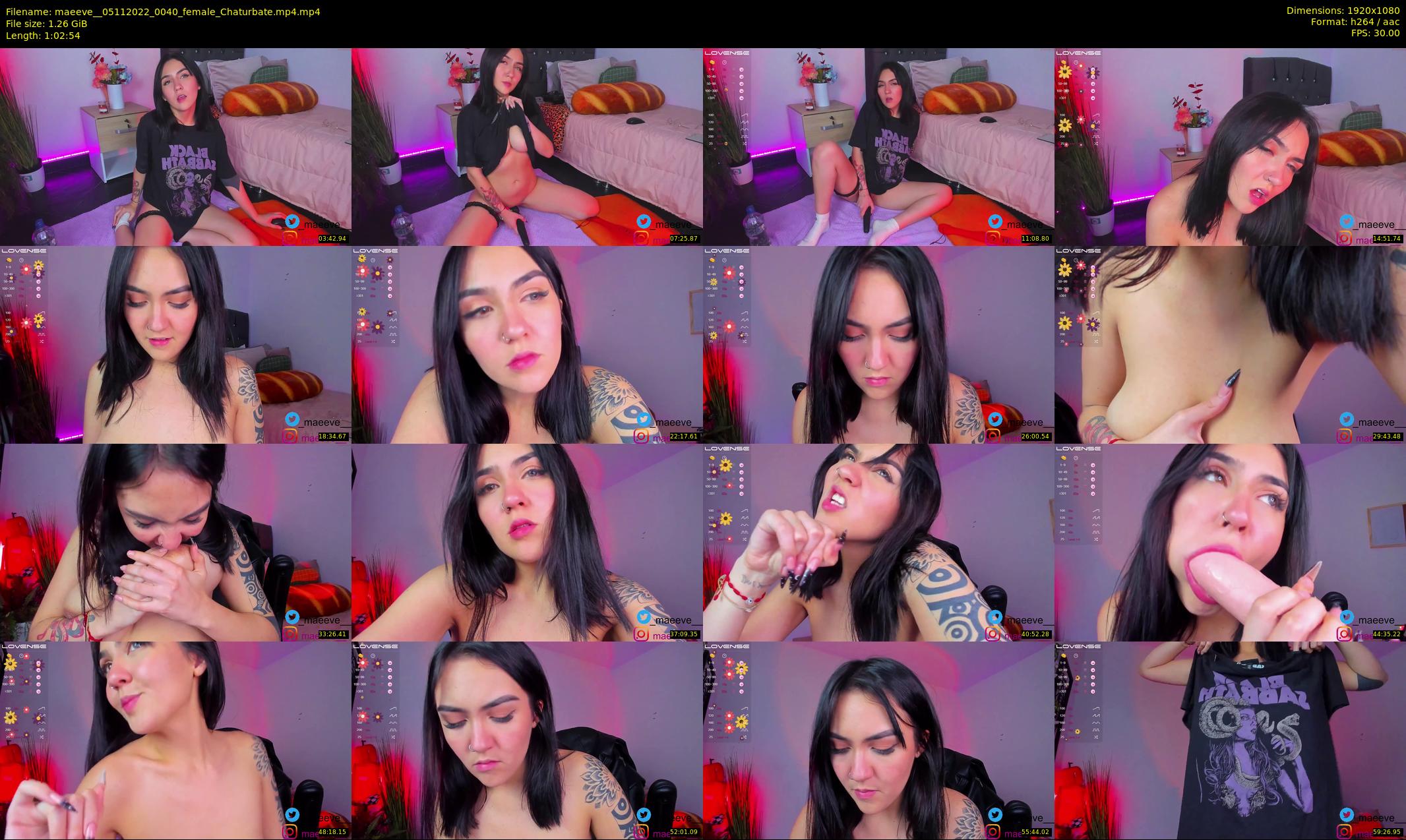 maeeve_ — 63 minute Chaturbate female cam show recording, 1080p, Nov 5, 2022