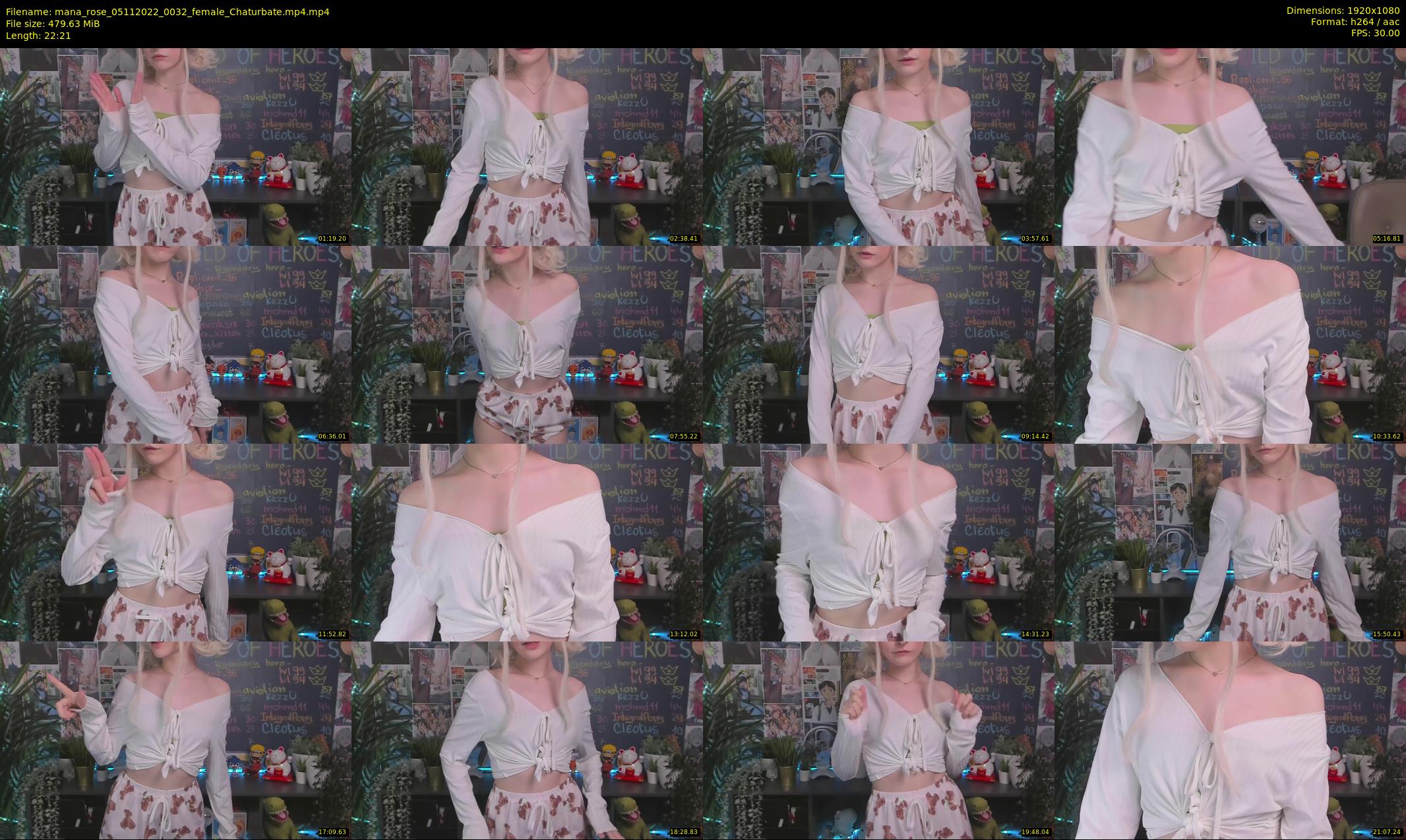 mana_rose — 23 minute Chaturbate female cam show recording, 1080p, Nov 5, 2022