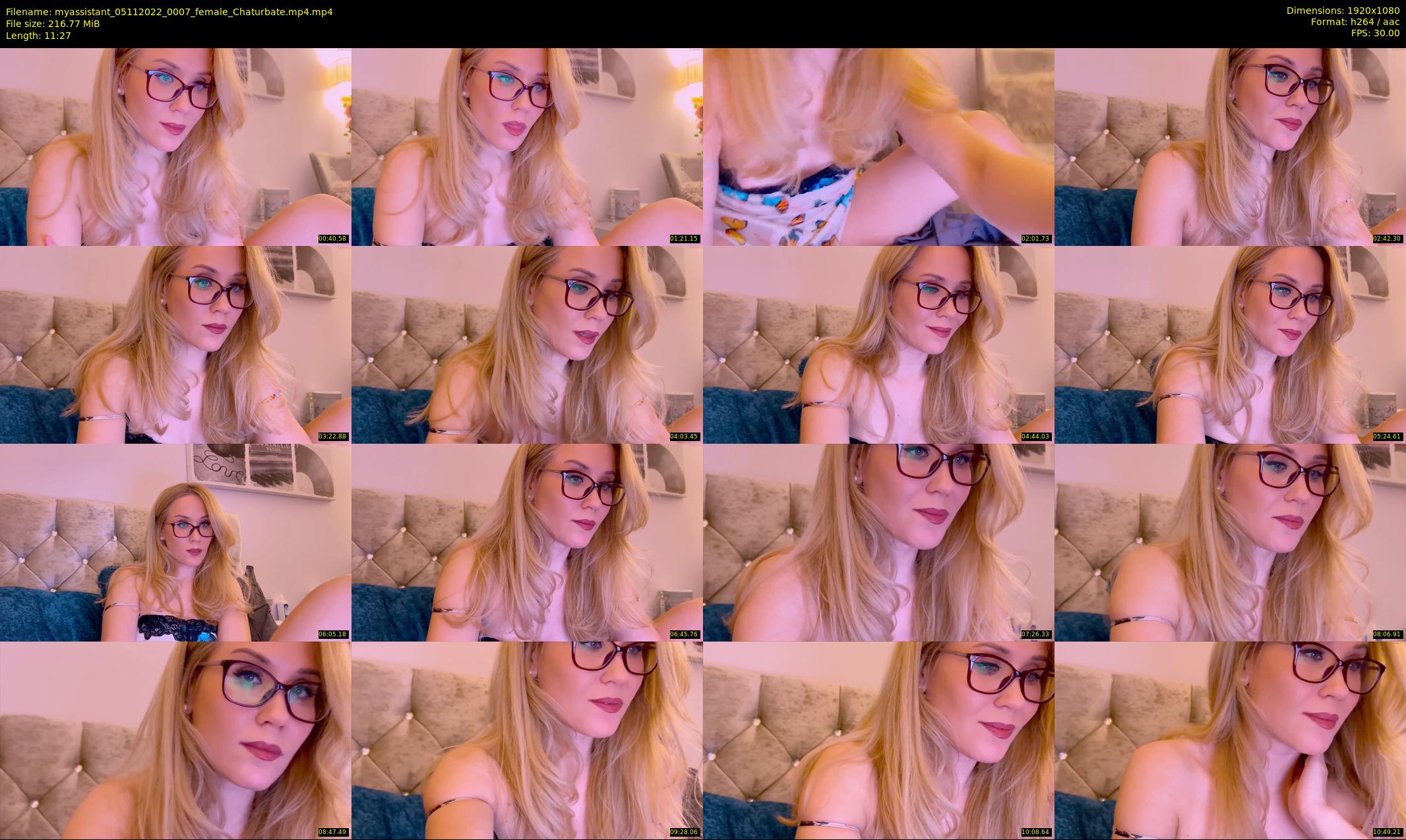 myassistant — 12 minute Chaturbate female cam show recording, 1080p, Nov 5, 2022