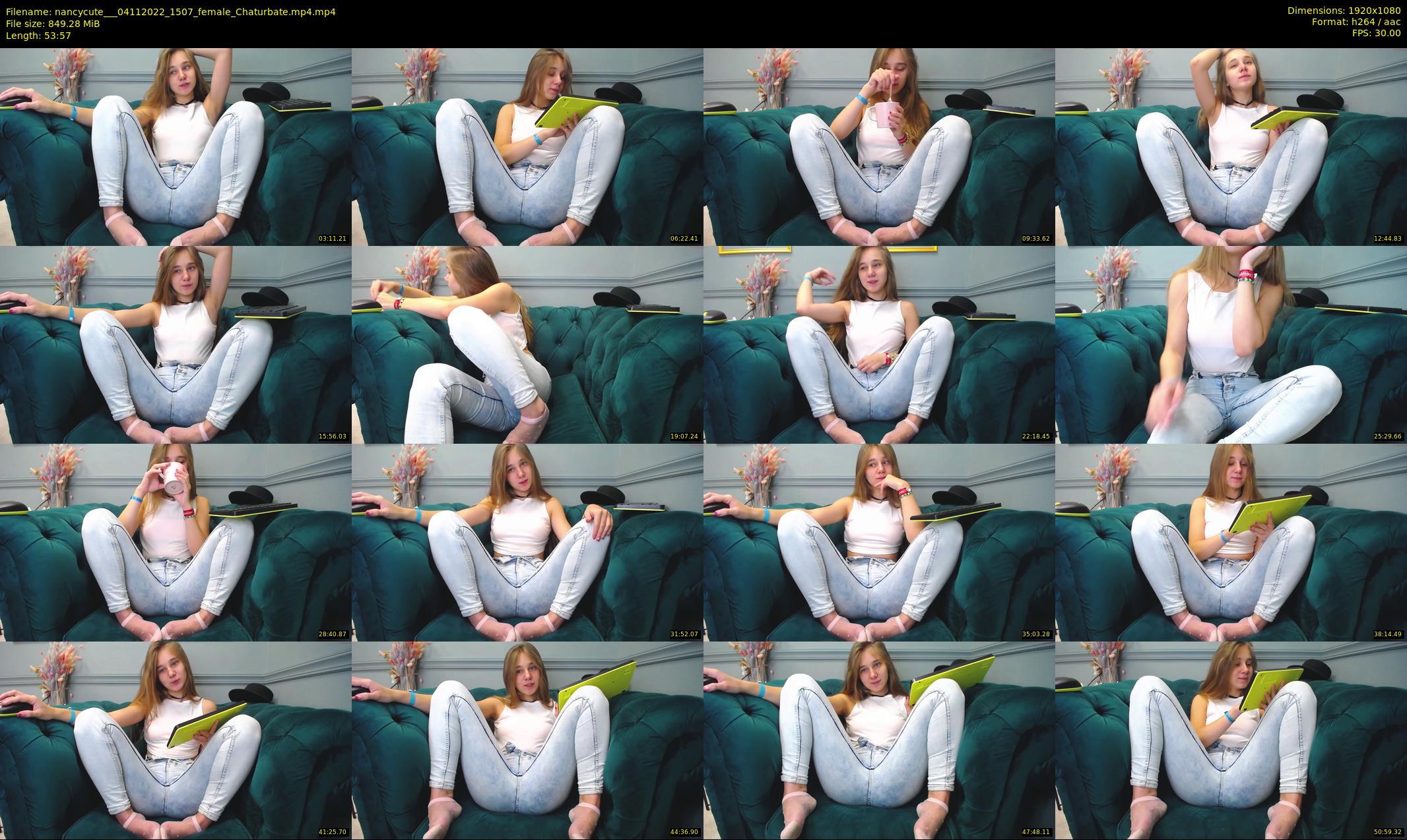 nancycute__ — 54 minute Chaturbate female cam show recording, 1080p, Nov 4, 2022