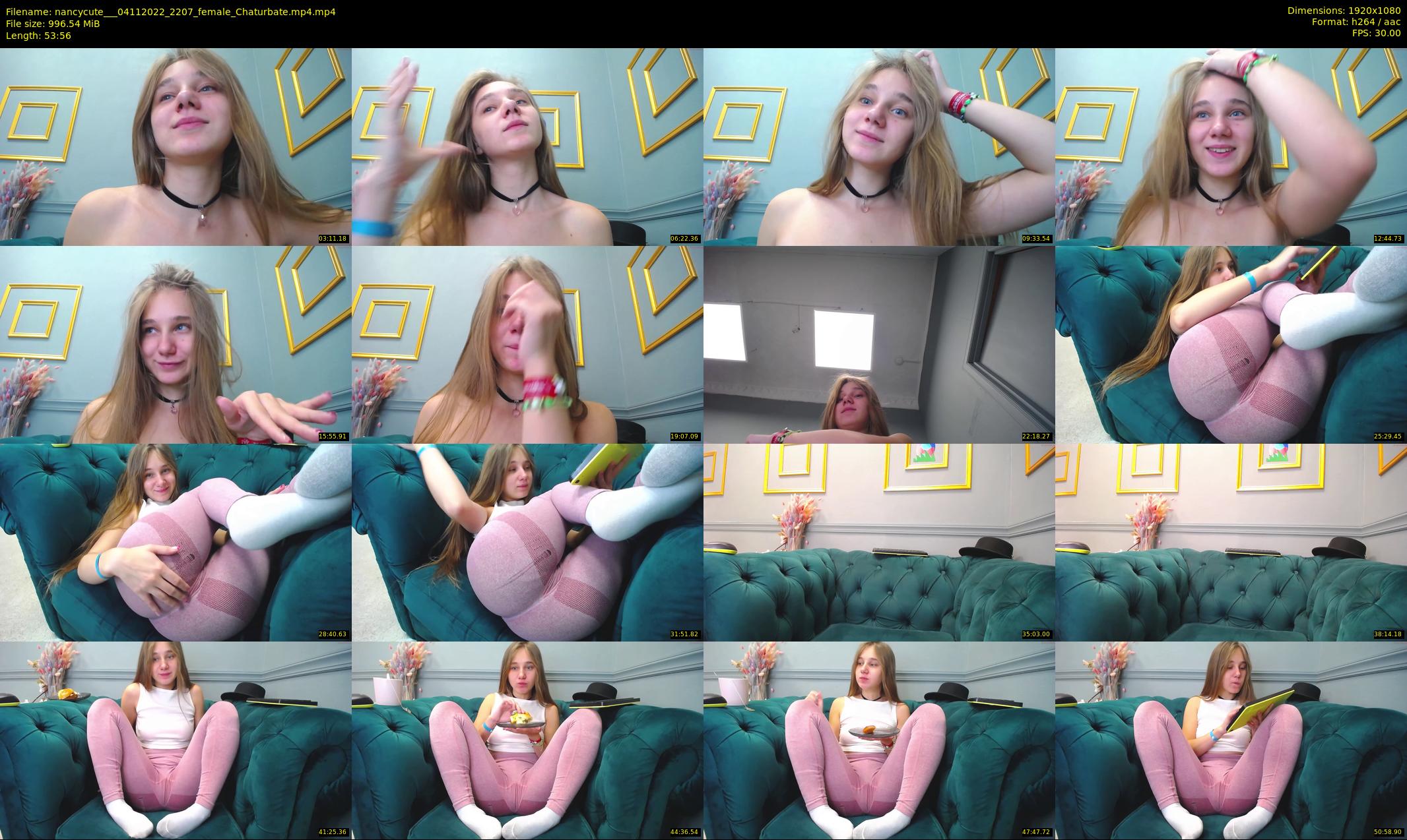 nancycute__ — 54 minute Chaturbate female cam show recording, 1080p, Nov 4, 2022