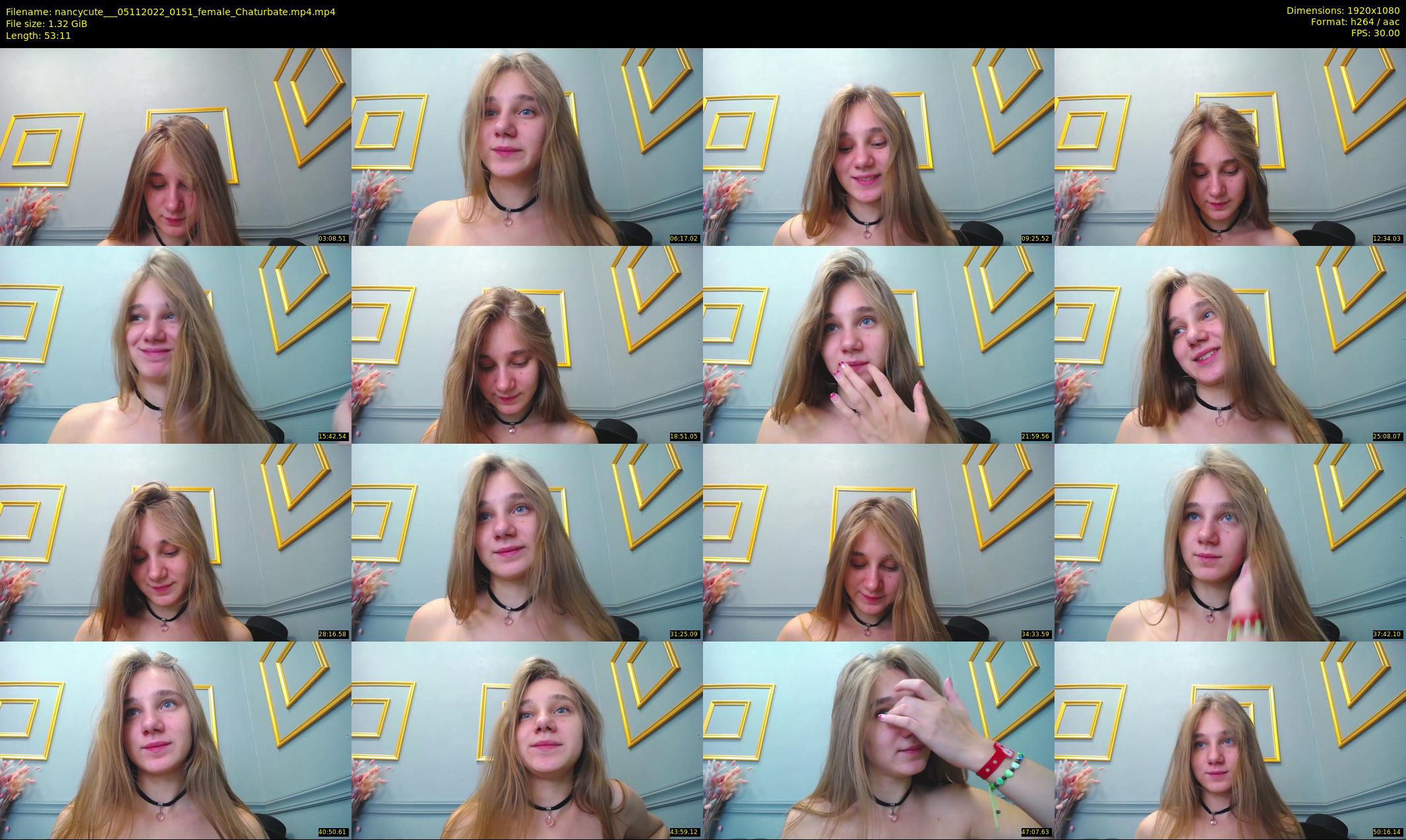 nancycute__ — 54 minute Chaturbate female cam show recording, 1080p, Nov 5, 2022