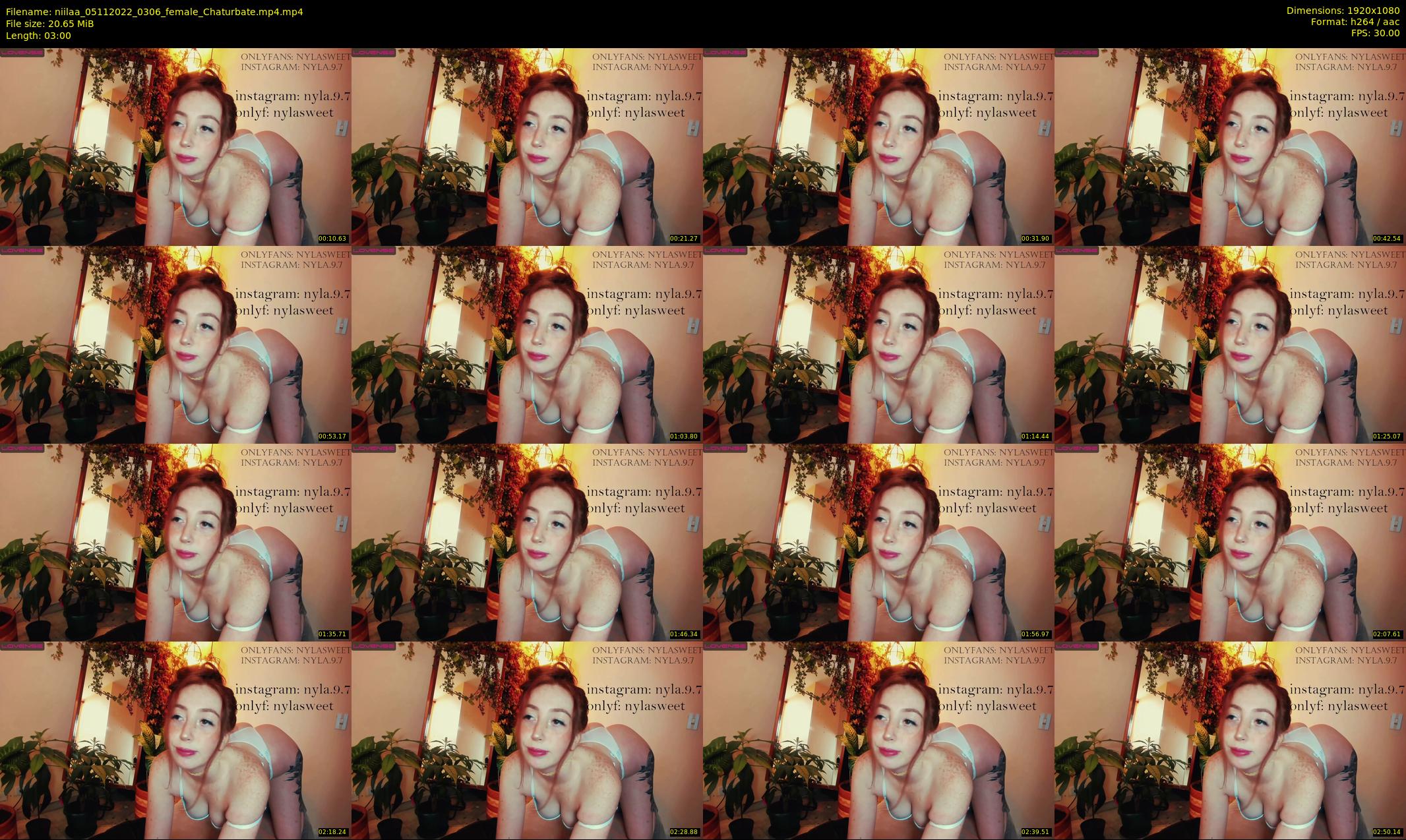 niilaa — 3 minute Chaturbate female cam show recording, 1080p, Nov 5, 2022
