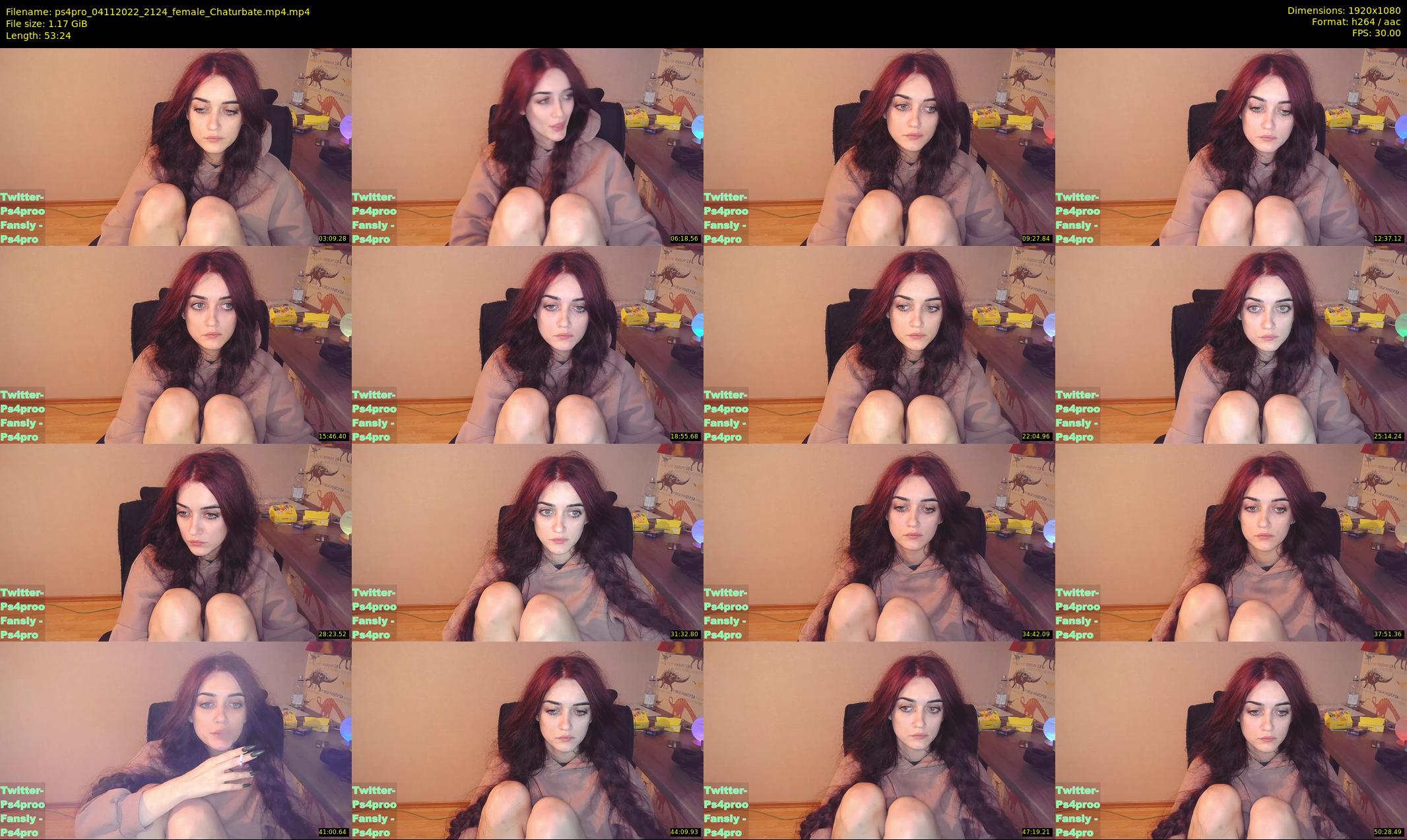 ps4pro — 54 minute Chaturbate female cam show recording, 1080p, Nov 4, 2022