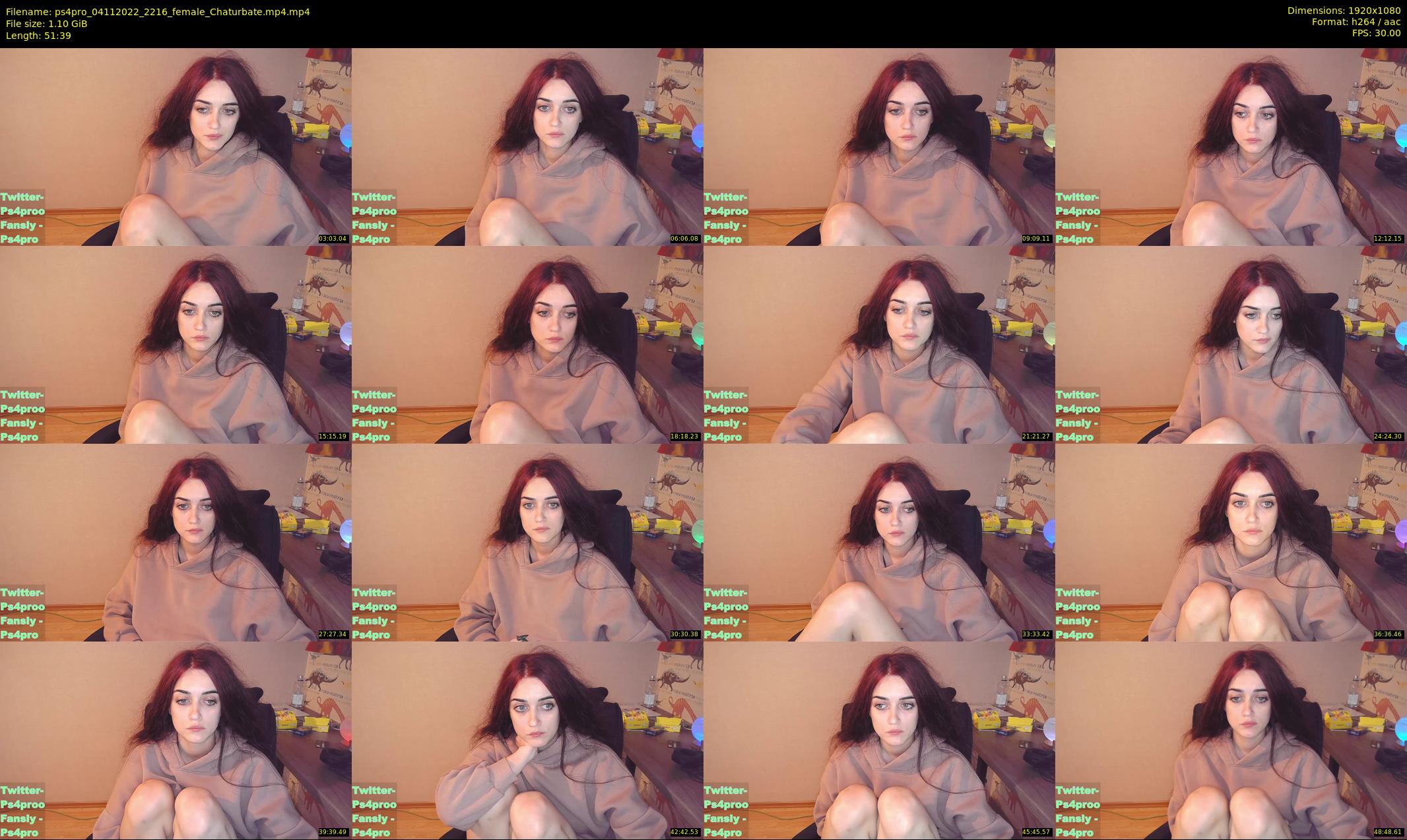ps4pro — 52 minute Chaturbate female cam show recording, 1080p, Nov 4, 2022