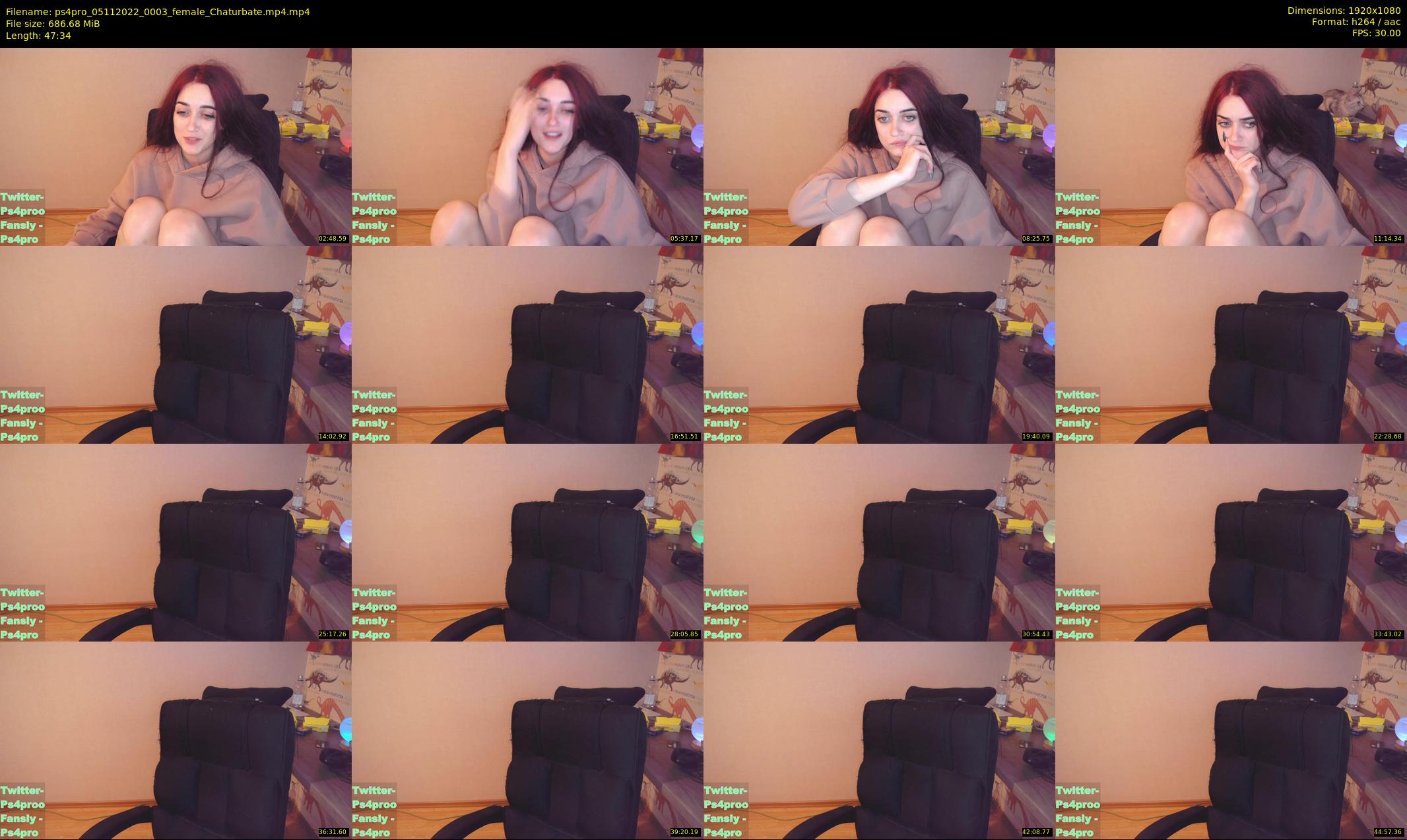ps4pro — 48 minute Chaturbate female cam show recording, 1080p, Nov 5, 2022