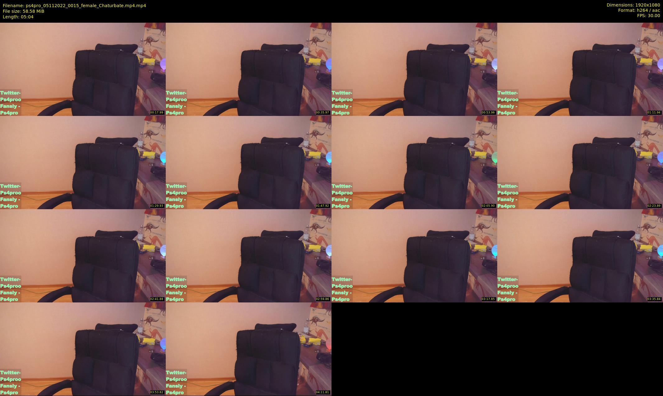 ps4pro — 6 minute Chaturbate female cam show recording, 1080p, Nov 5, 2022