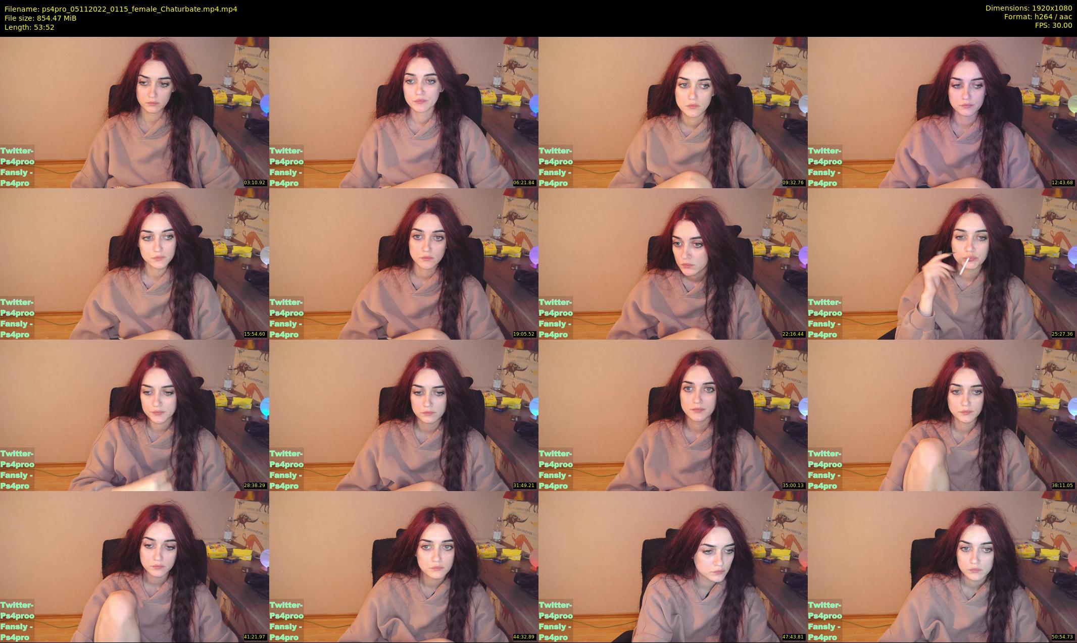 ps4pro — 54 minute Chaturbate female cam show recording, 1080p, Nov 5, 2022
