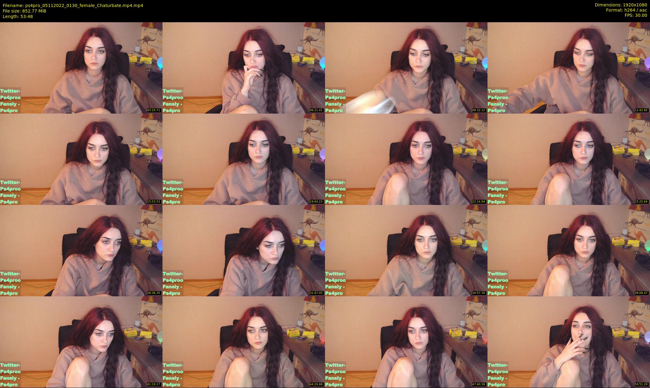 ps4pro — 54 minute Chaturbate female cam show recording, 1080p, Nov 5, 2022