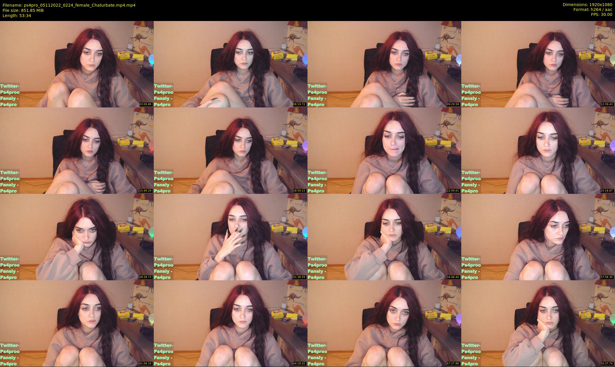 ps4pro — 54 minute Chaturbate female cam show recording, 1080p, Nov 5, 2022