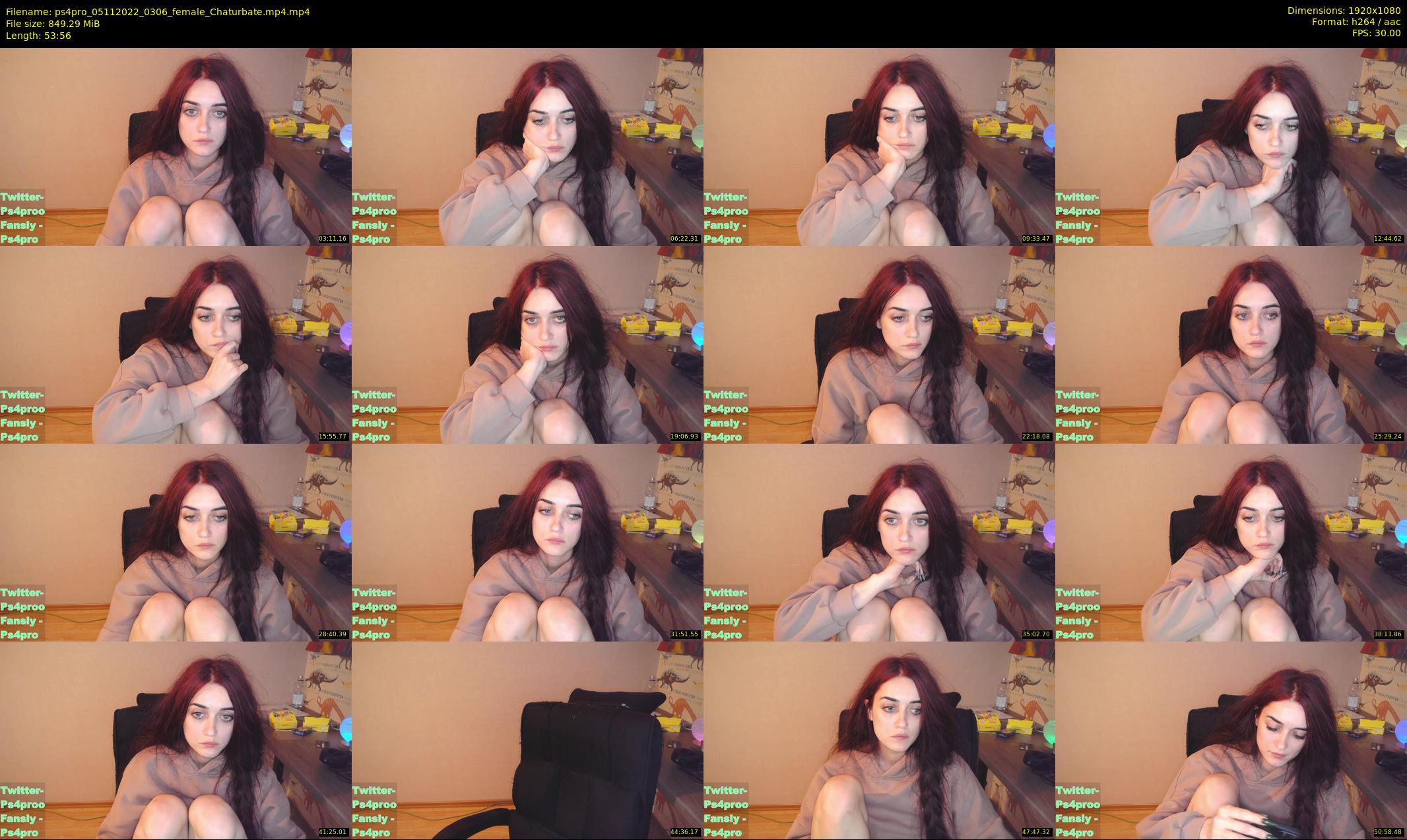 ps4pro — 54 minute Chaturbate female cam show recording, 1080p, Nov 5, 2022