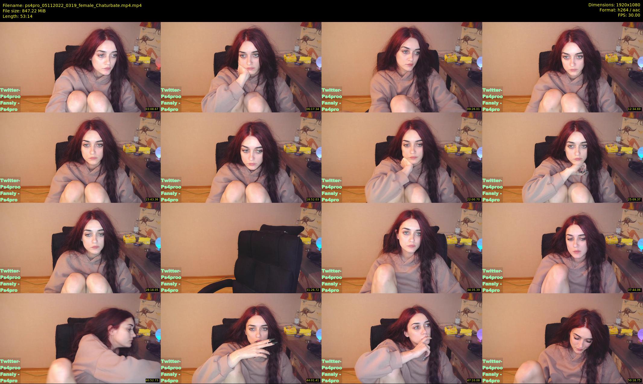 ps4pro — 54 minute Chaturbate female cam show recording, 1080p, Nov 5, 2022