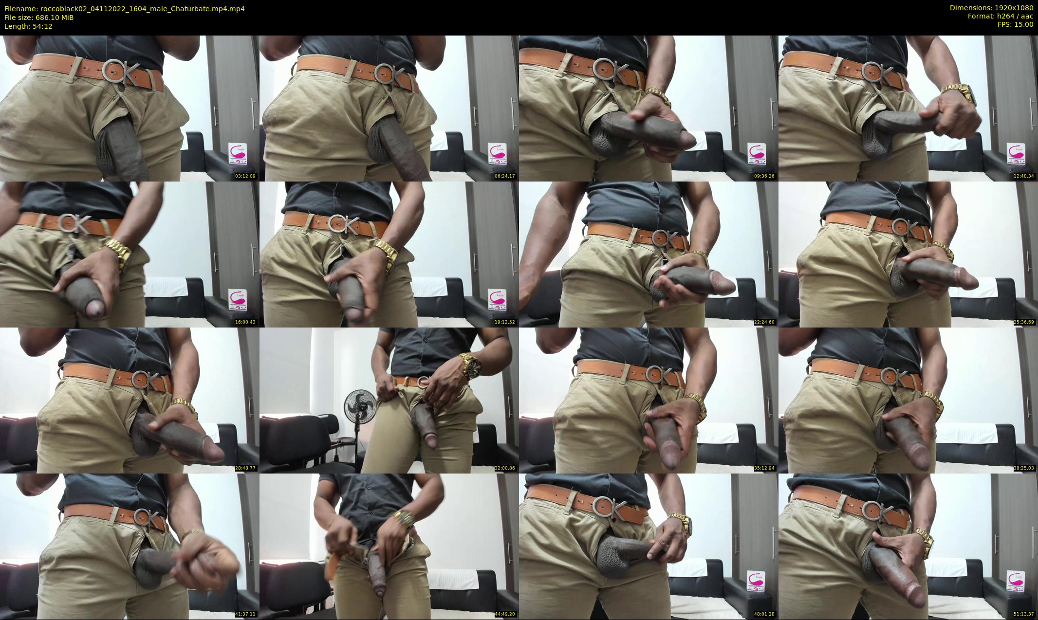roccoblack02 — 55 minute Chaturbate male cam show recording, 1080p, Nov 4, 2022