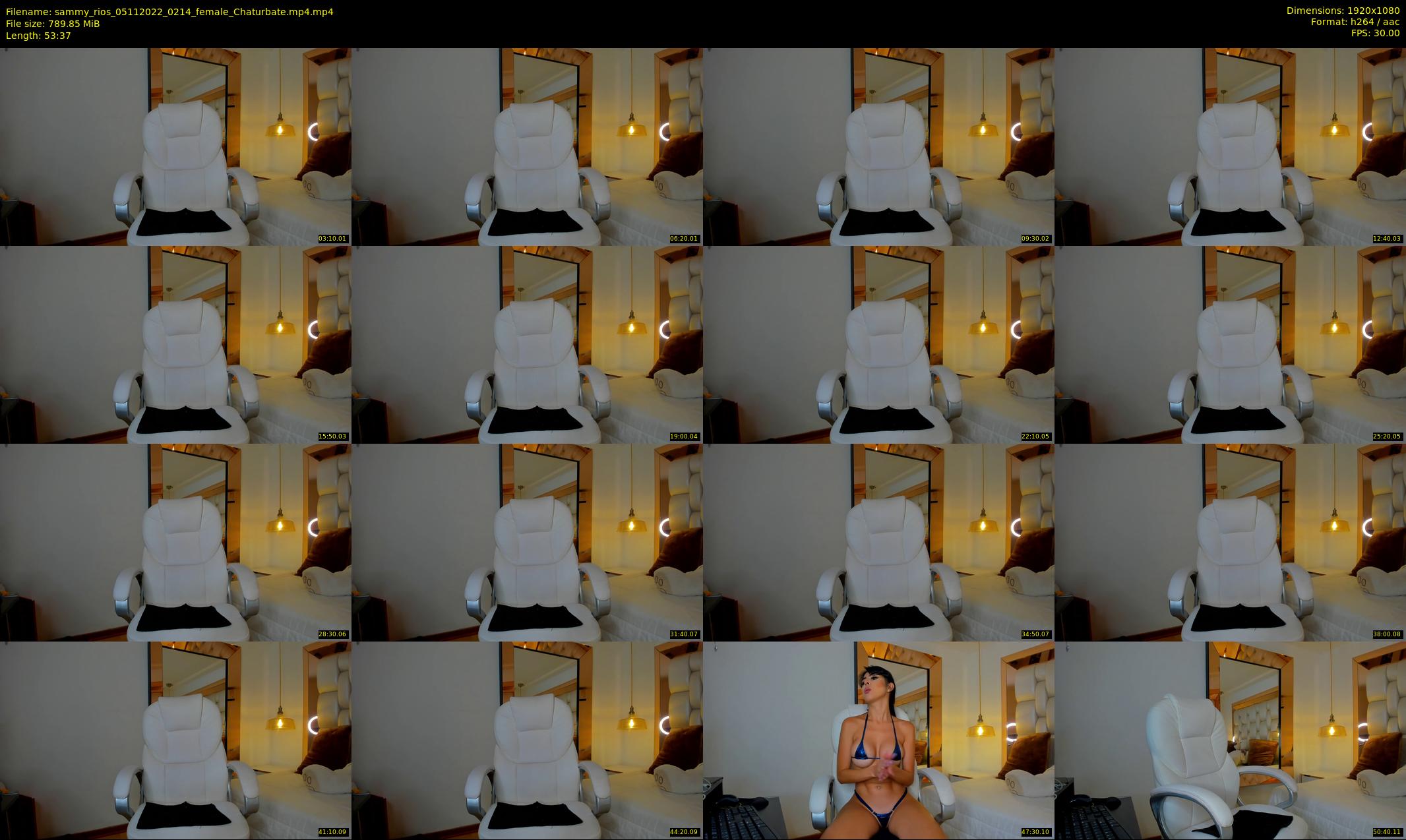 sammy_rios — 54 minute Chaturbate female cam show recording, 1080p, Nov 5, 2022