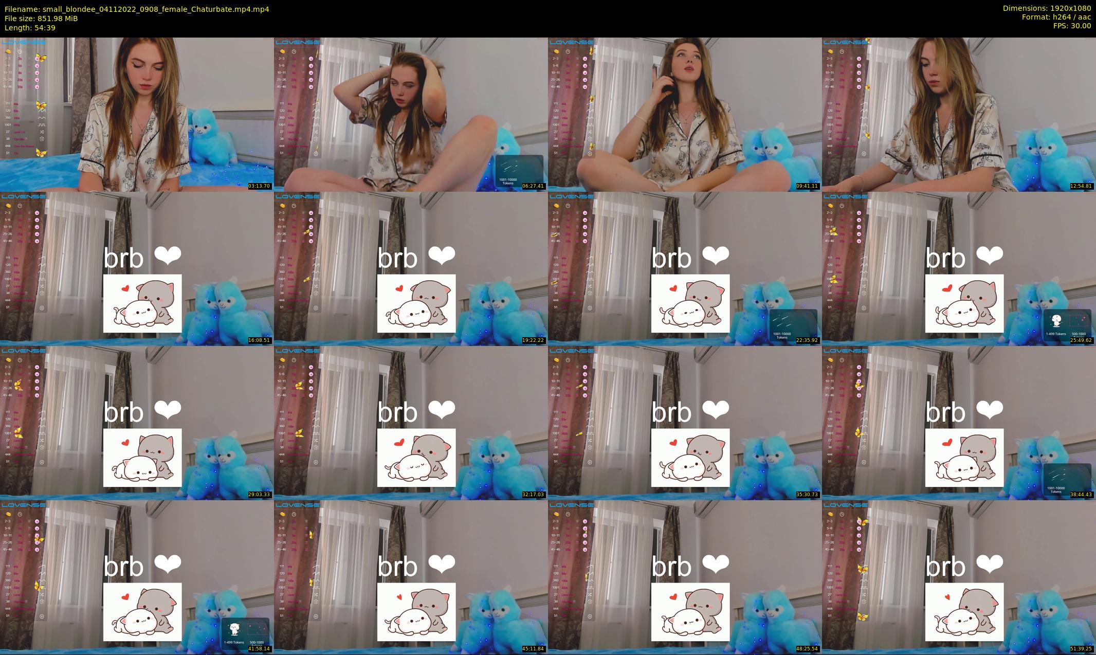 small_blondee — 55 minute Chaturbate female cam show recording, 1080p, Nov 4, 2022