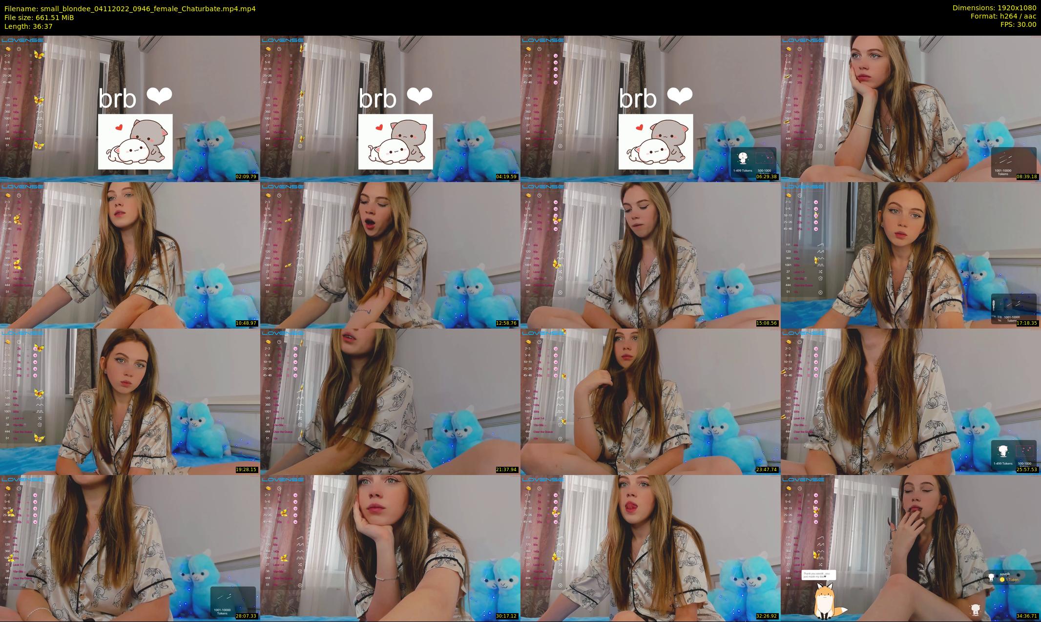 small_blondee — 37 minute Chaturbate female cam show recording, 1080p, Nov 4, 2022