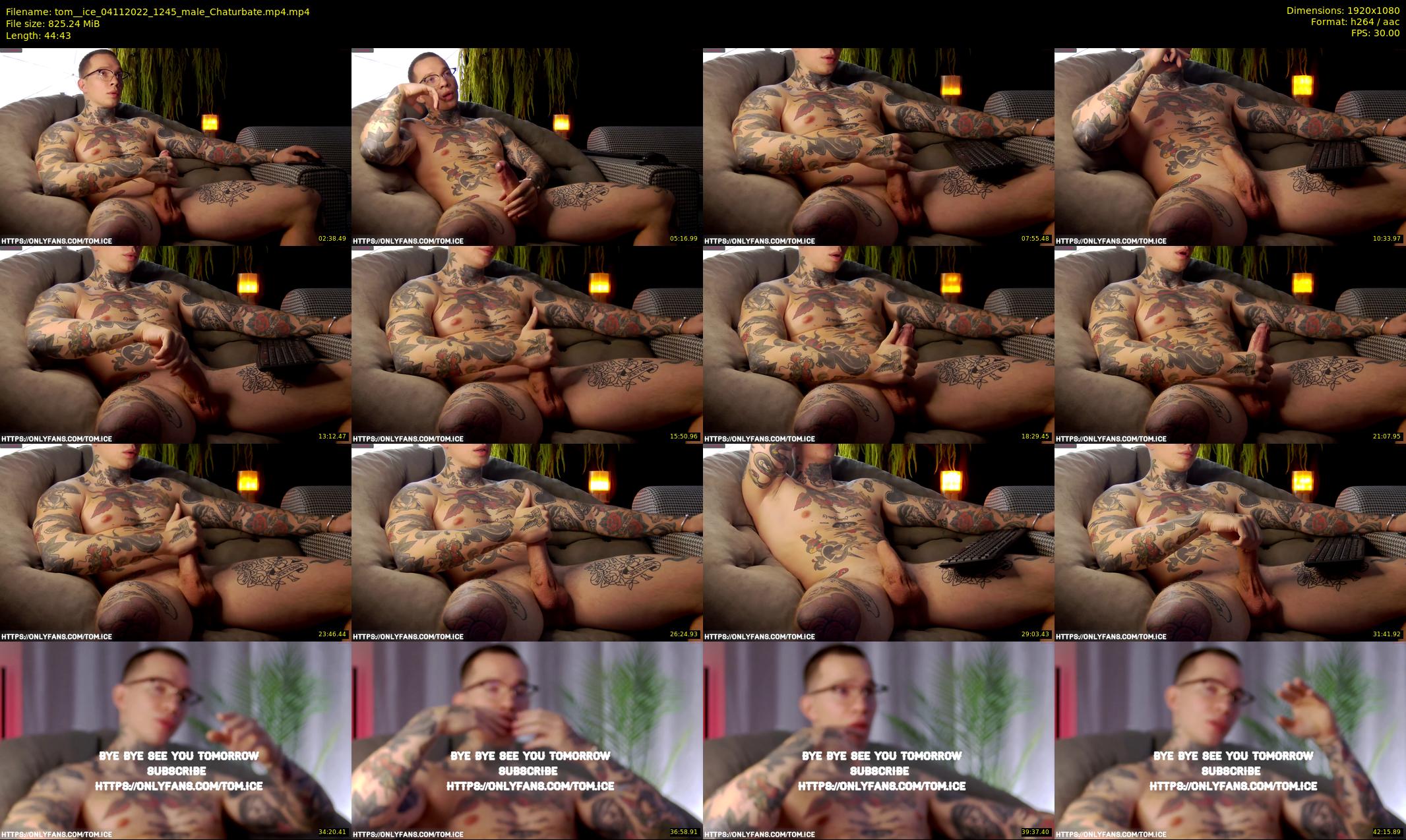 tom__ice — 45 minute Chaturbate male cam show recording, 1080p, Nov 4, 2022