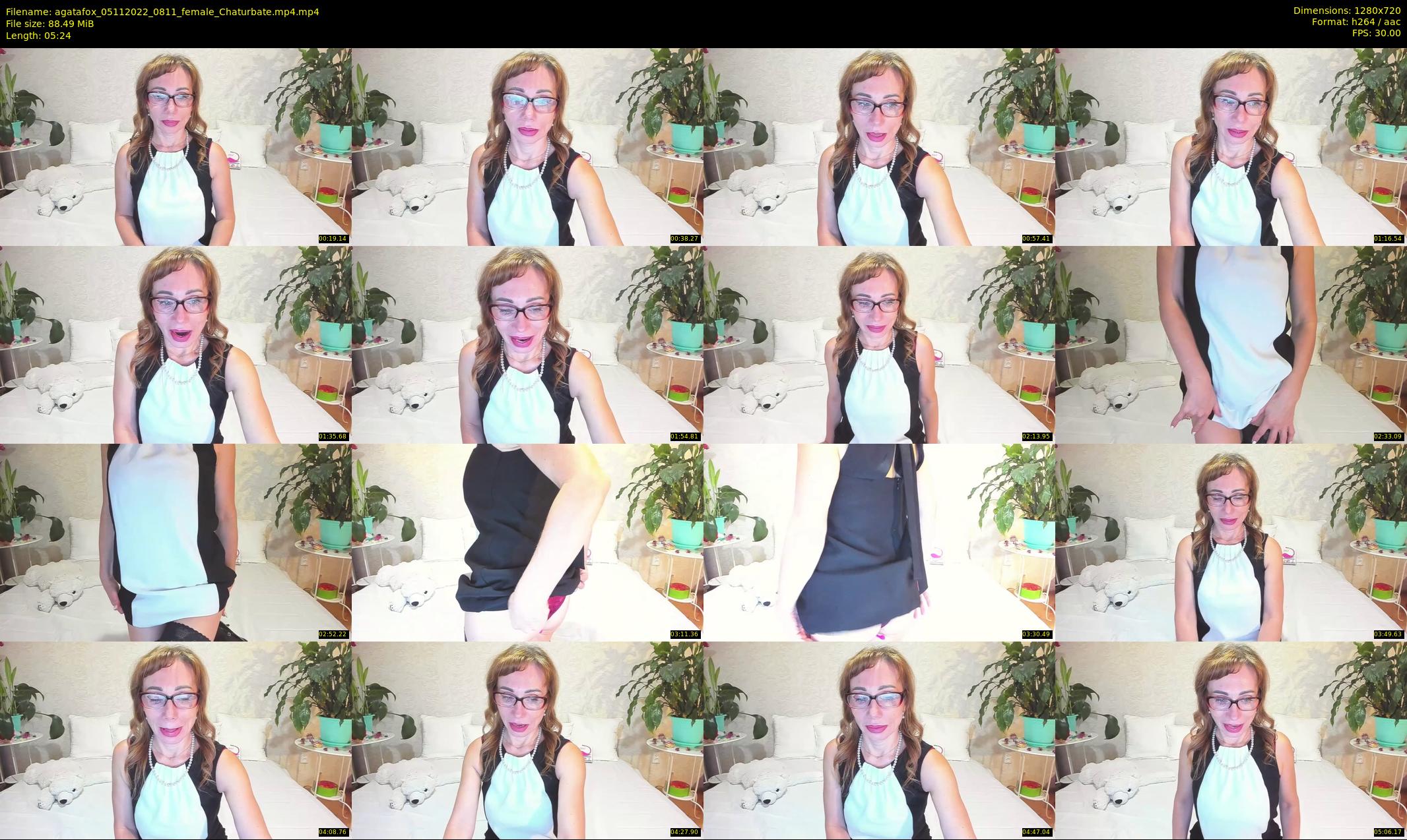 agatafox — 6 minute Chaturbate female cam show recording, 720p, Nov 5, 2022