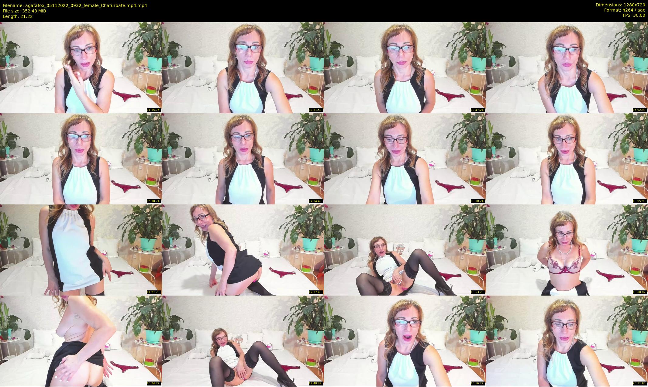 agatafox — 22 minute Chaturbate female cam show recording, 720p, Nov 5, 2022