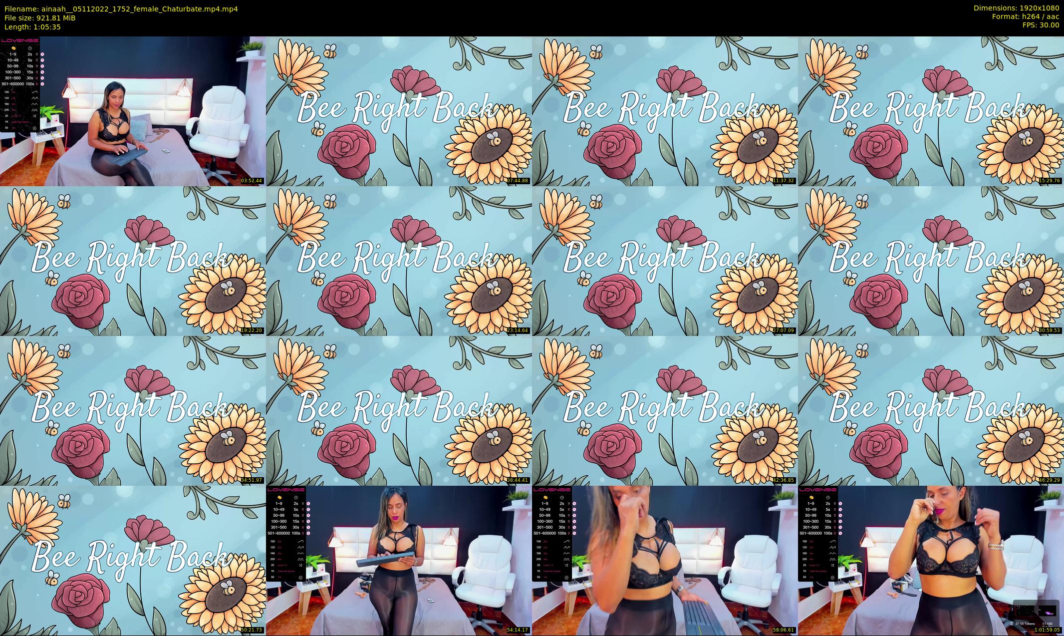 ainaah_ — 66 minute Chaturbate female cam show recording, 1080p, Nov 5, 2022