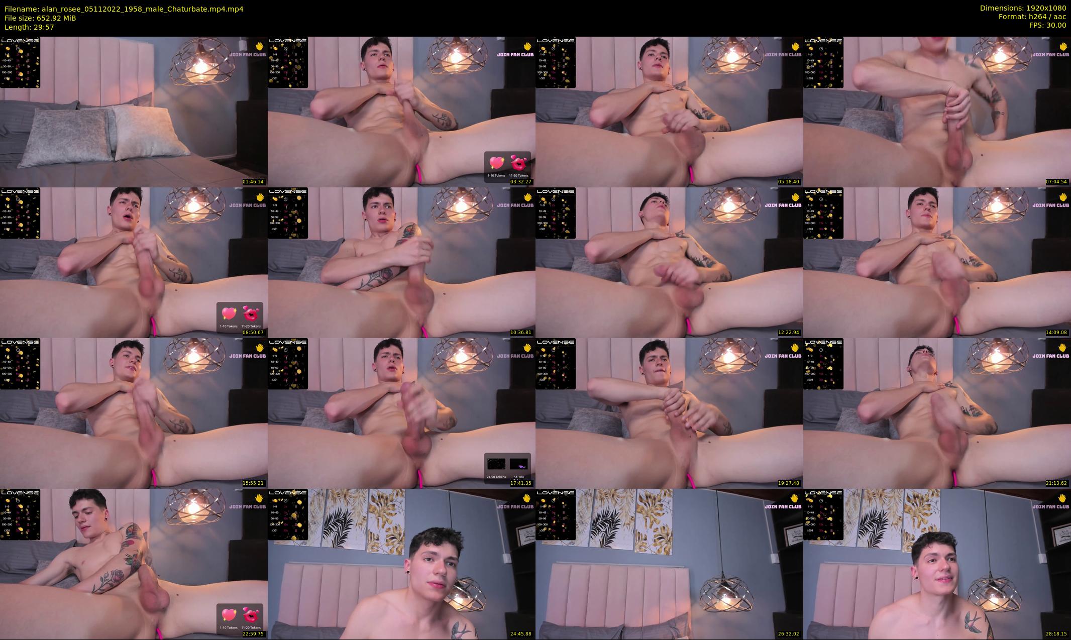 alan_rosee — 30 minute Chaturbate male cam show recording, 1080p, Nov 5, 2022